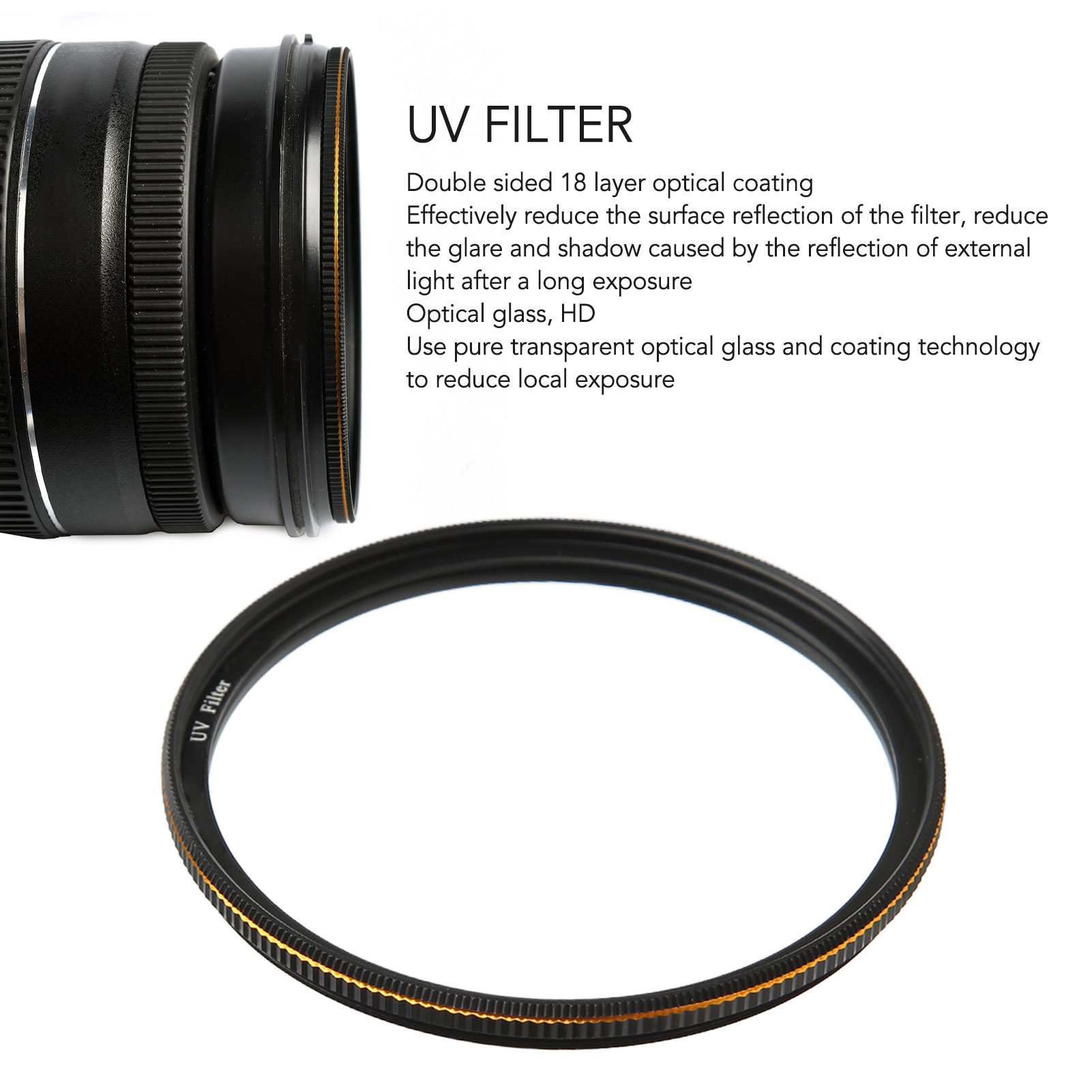 Lightdow MRC UV Filter Multi Coated Ultra Slim UV Protection Lens Filter For DOB - Picture 13 of 18