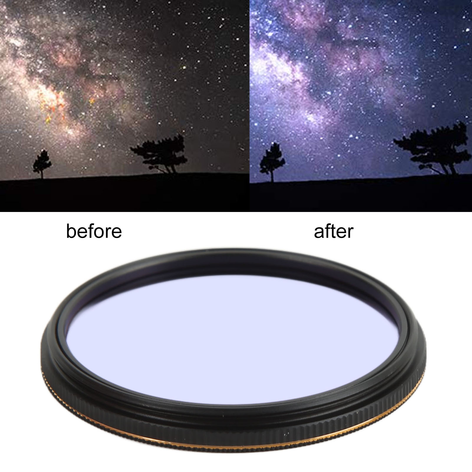 Lightdow Clear Natural Night Filter Light Pollution Reduction Camera Lens Fi Hot - Picture 29 of 51