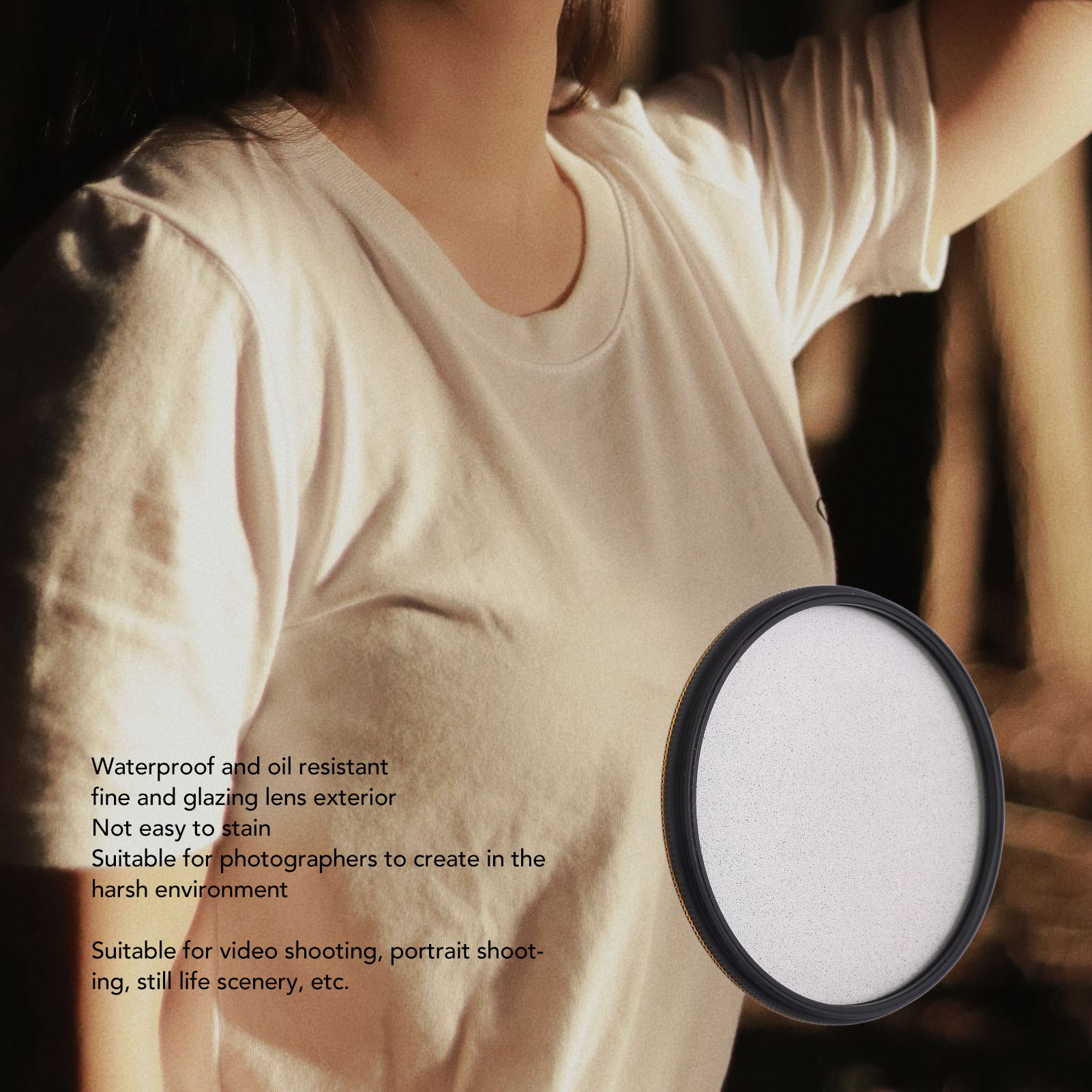 Black Mist Filter 1/2 Portrait Soft Diffuser Focus Camera Lens Filter Scratc ECM - Picture 14 of 36