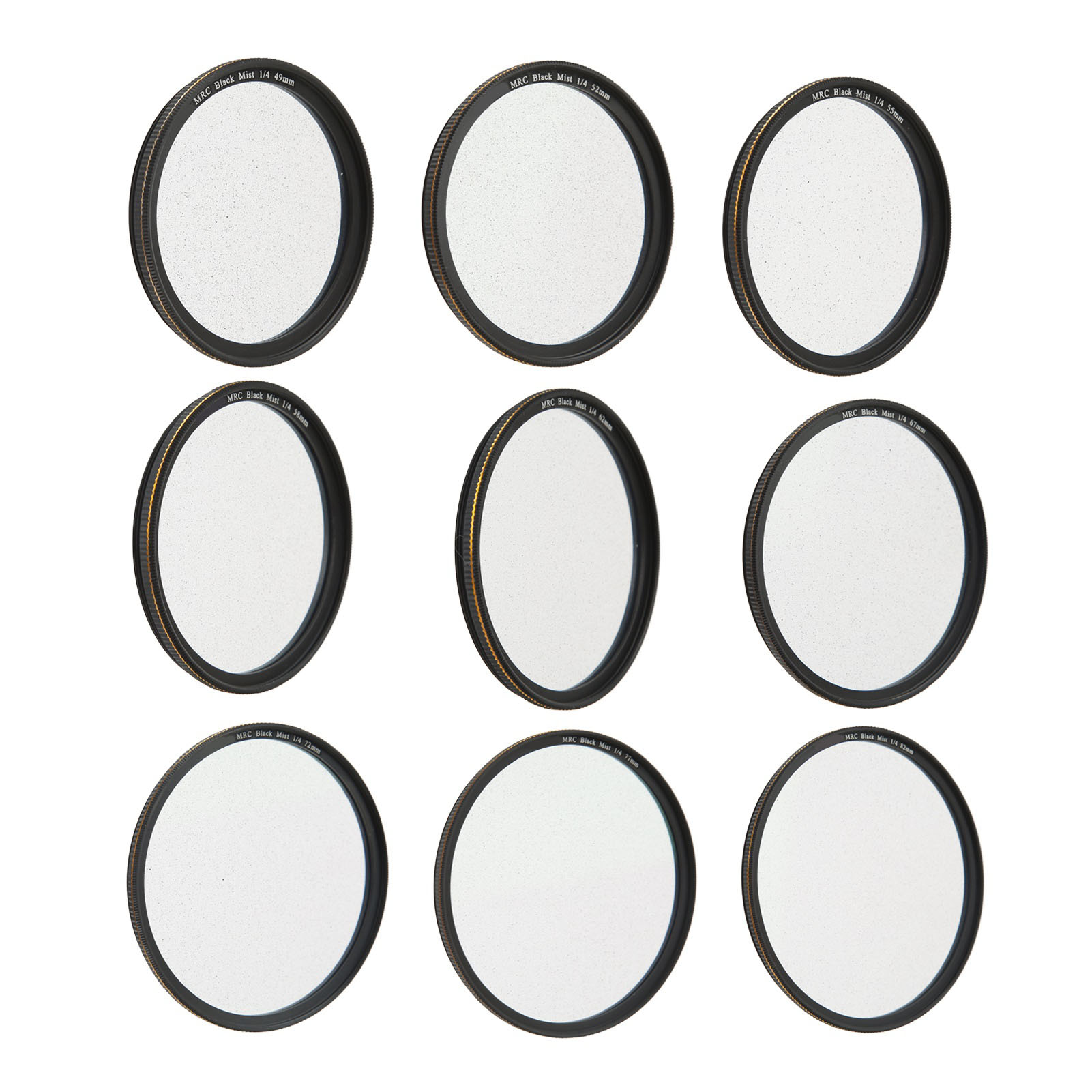 Lightdow Black Diffusion 1/4 Filter Mist Cinematic Effect Soft Focus Filter ECM - Picture 13 of 30