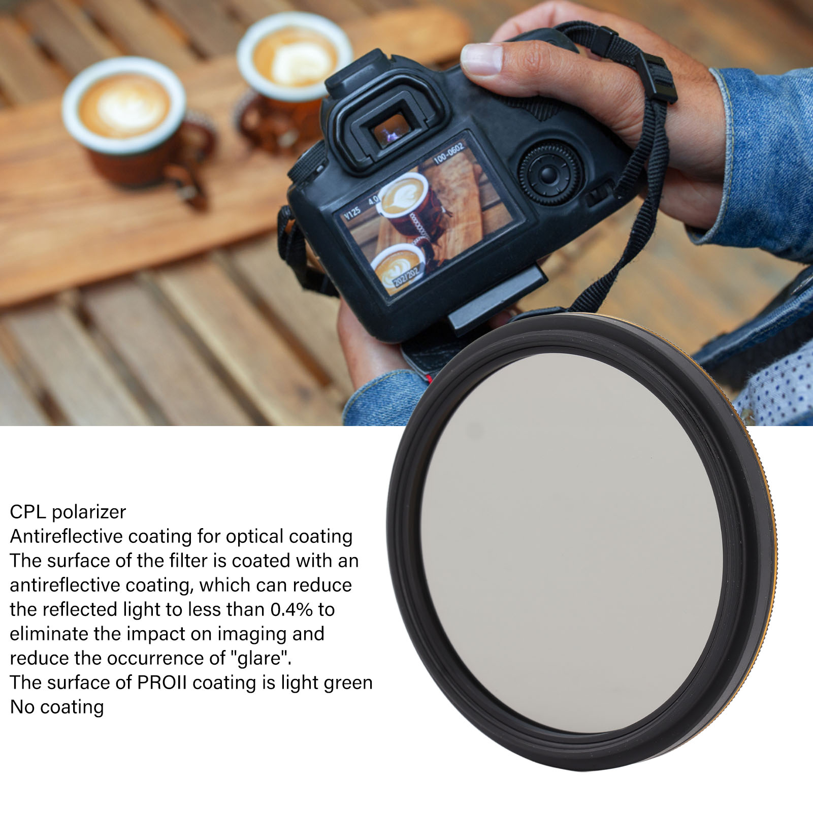 Lightdow MRC CPL Polarizer Filter Lens Circular Polarizing Filter With Thin - Picture 31 of 36