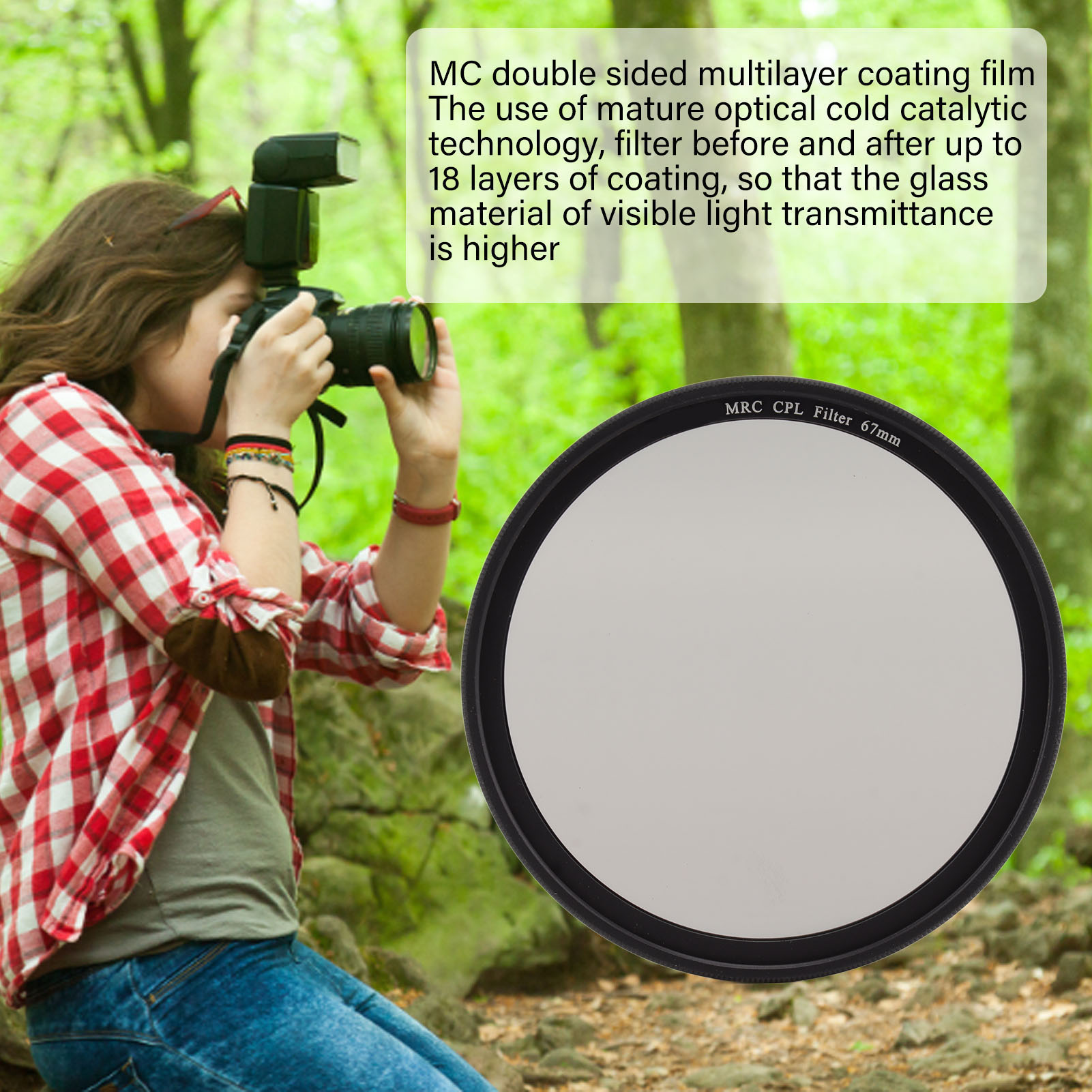 Lightdow MRC CPL Polarizer Filter Lens Circular Polarizing Filter With Thin - Picture 26 of 36