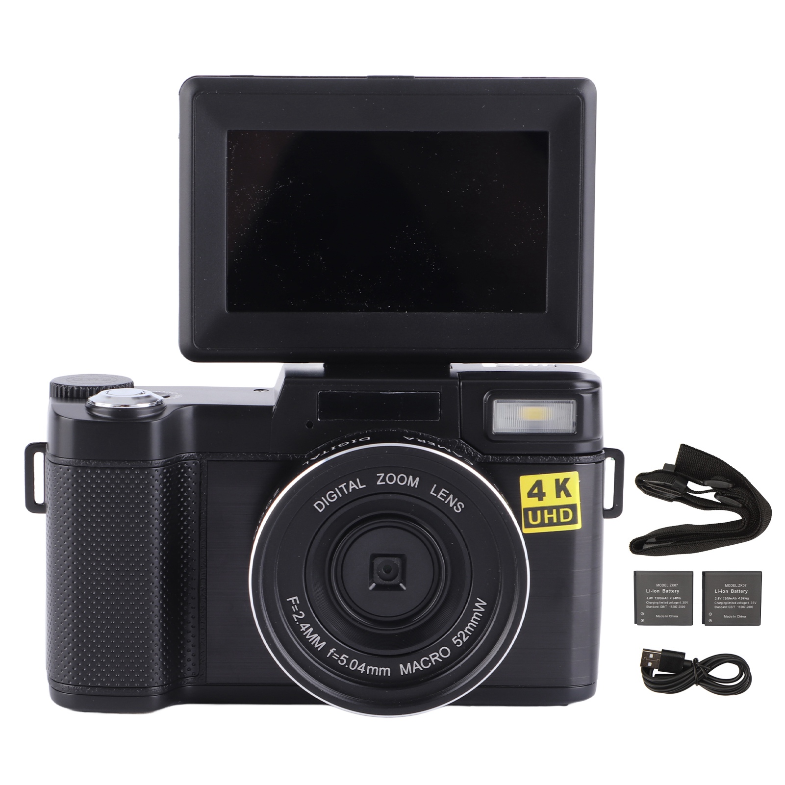 48MP Vlogging Camera Anti ShakE 4K Digital Camera With 3.2 Inch