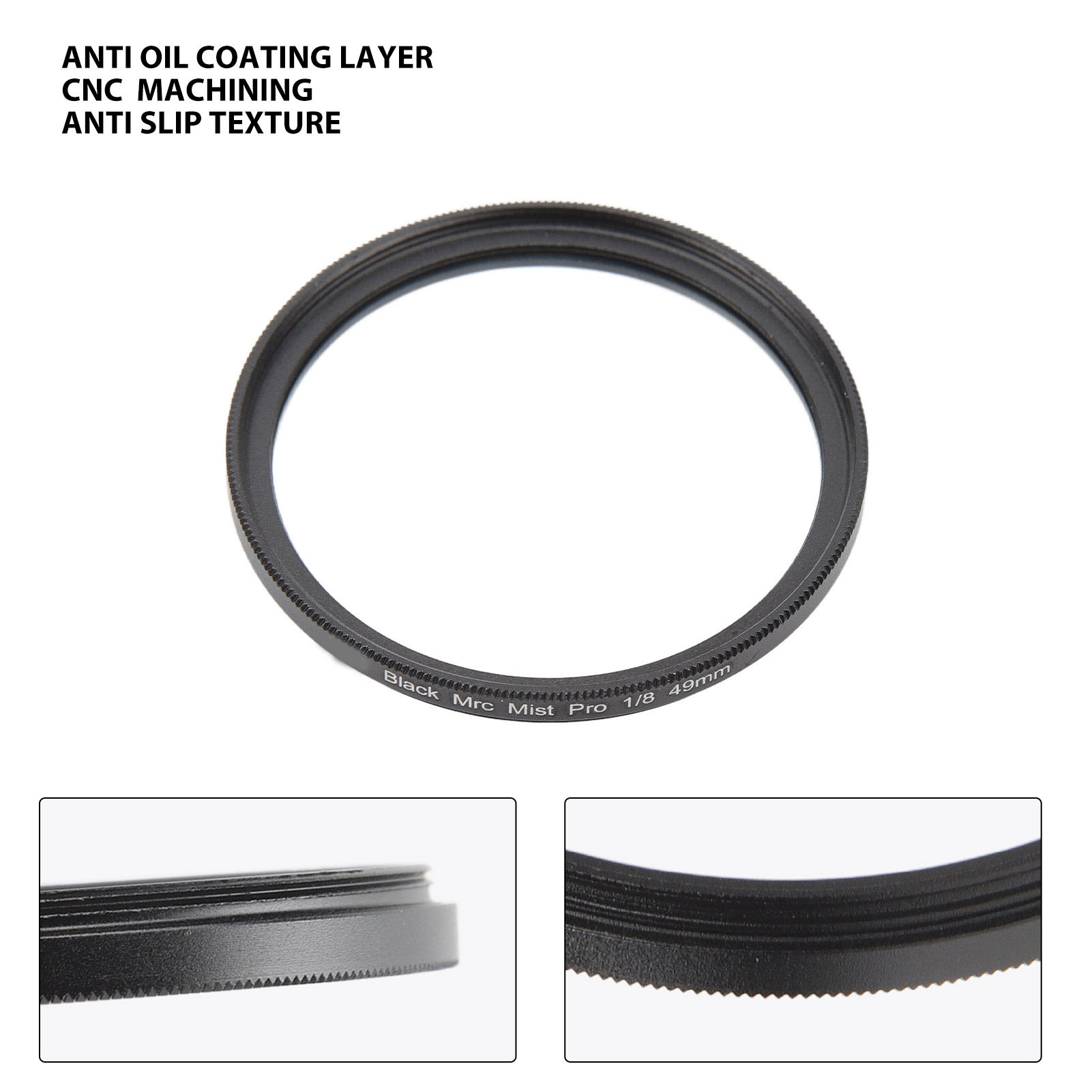 Camera Black Mist Filter 1/8 Black Soft Light Filter Portrait Soft Focus Filt FG - Picture 33 of 51