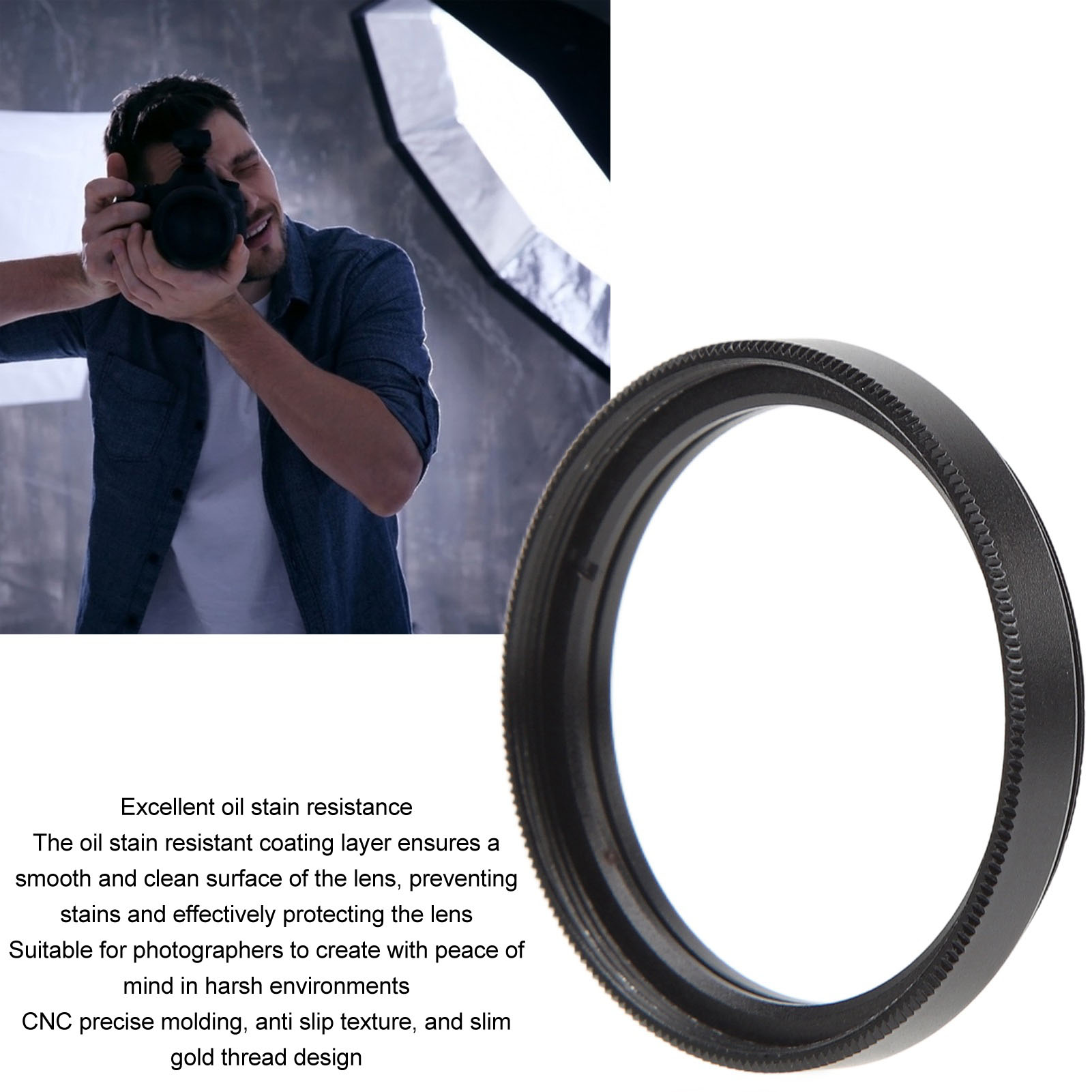 Black Diffusion 1/8 Lens Filter Black Mist Diffusion Lens Filter For Video Hot - Picture 28 of 39