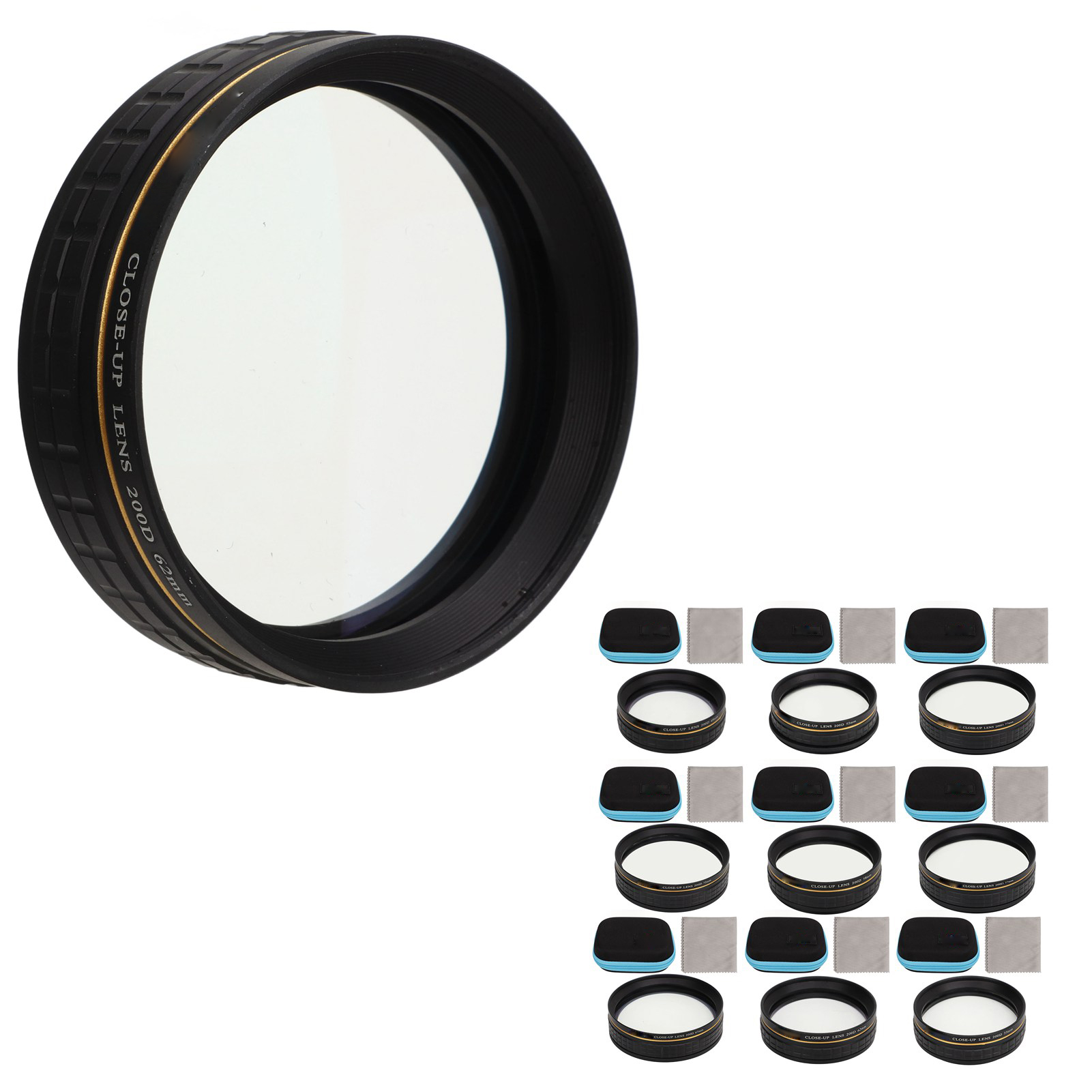 Close Up Lens Optical Glass Macro Close Up Filter For Shooting Flowers Jewelr CT - Picture 32 of 46