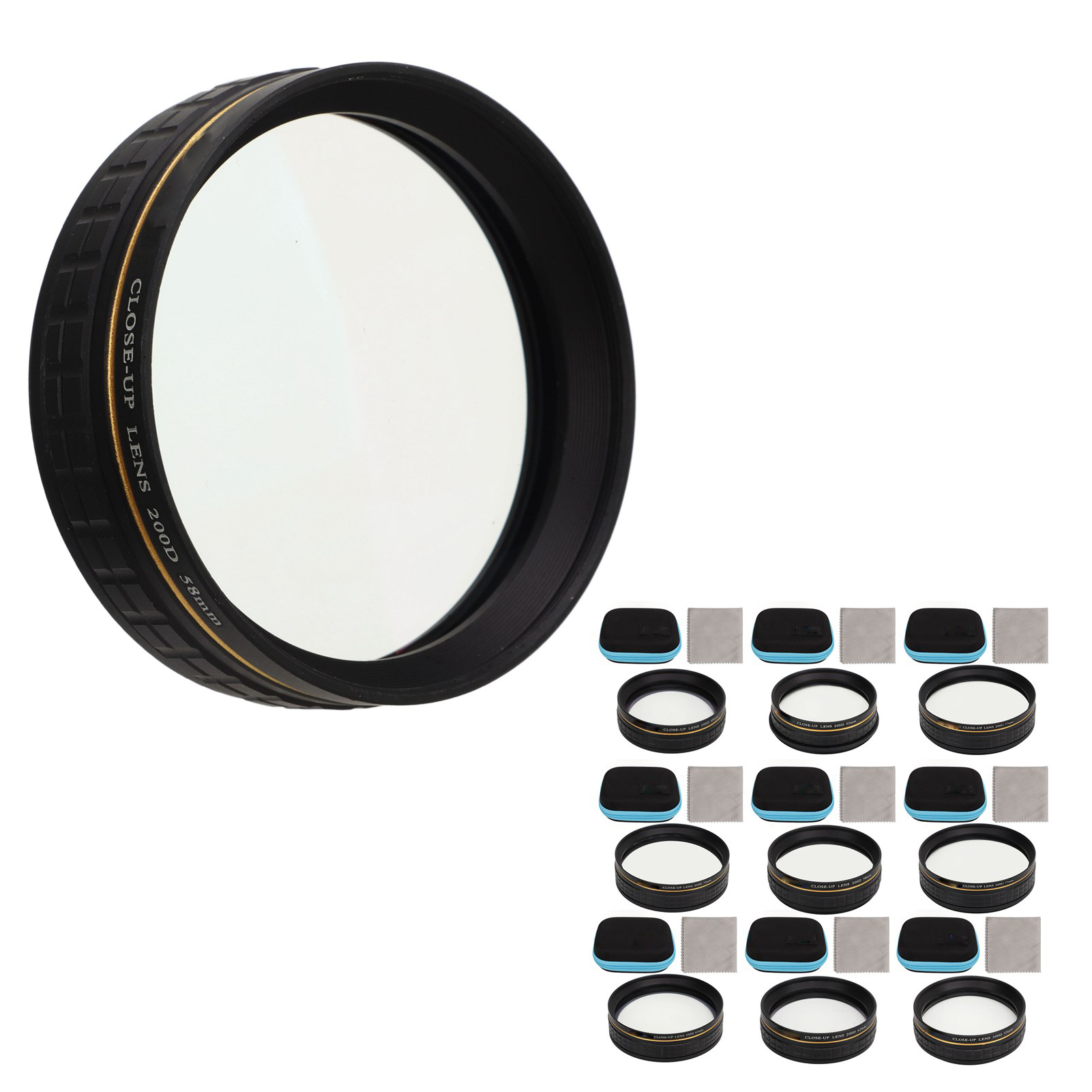 Close Up Lens Optical Glass Macro Close Up Filter For Shooting Flowers Jewelr CT - Picture 31 of 46