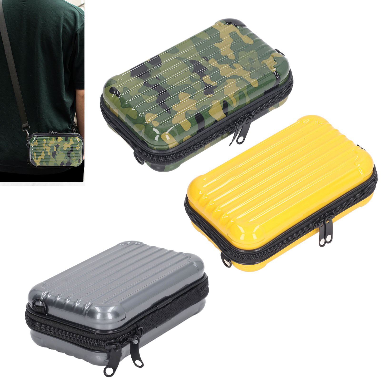 Camera Carrying Case Portable Hard Shell Storge Bag Travel Small Camera Ba PLM - Photo 18/18