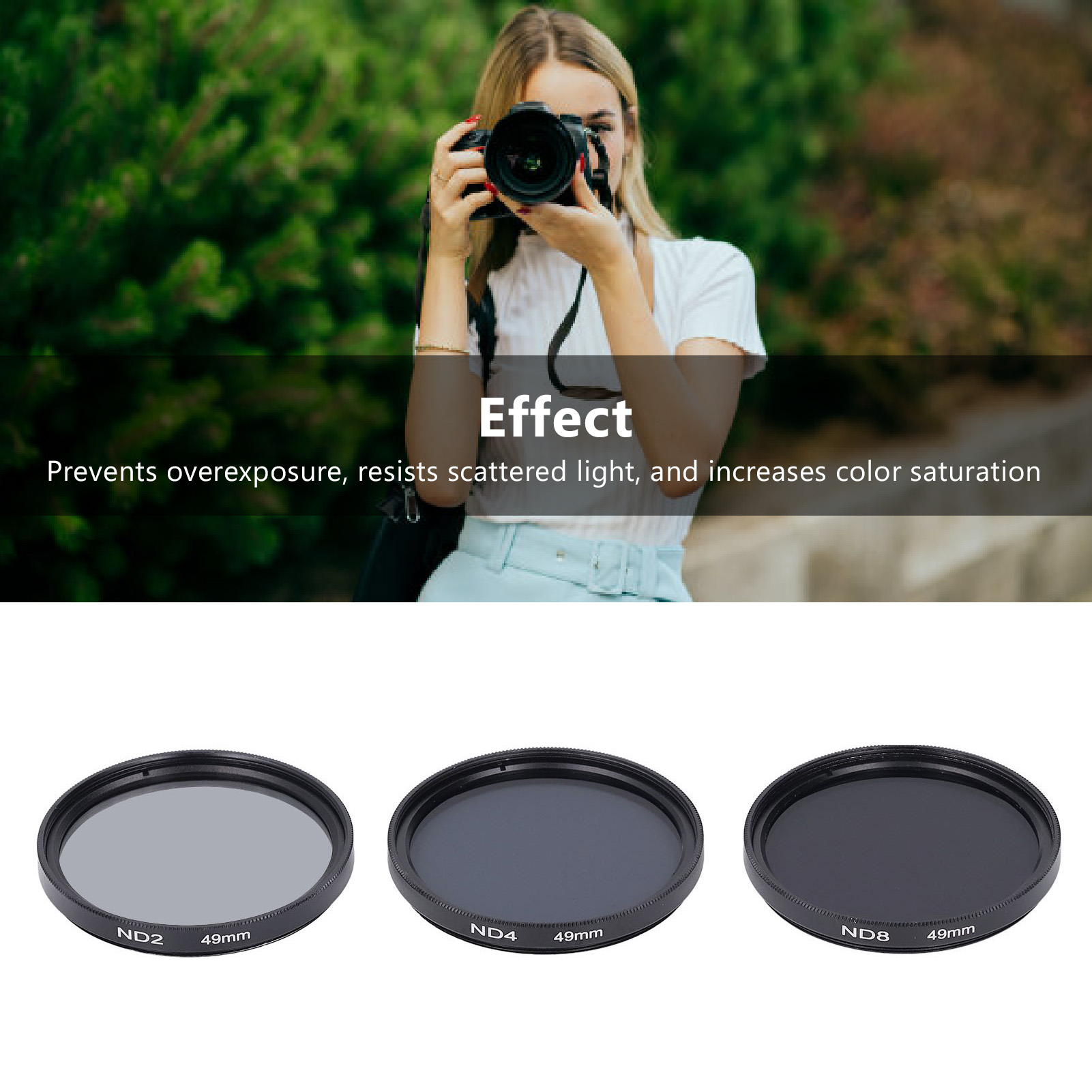 ND Filters Set HD Multi Layer Coating Anti Overexposure Anti Scattered Light Hot