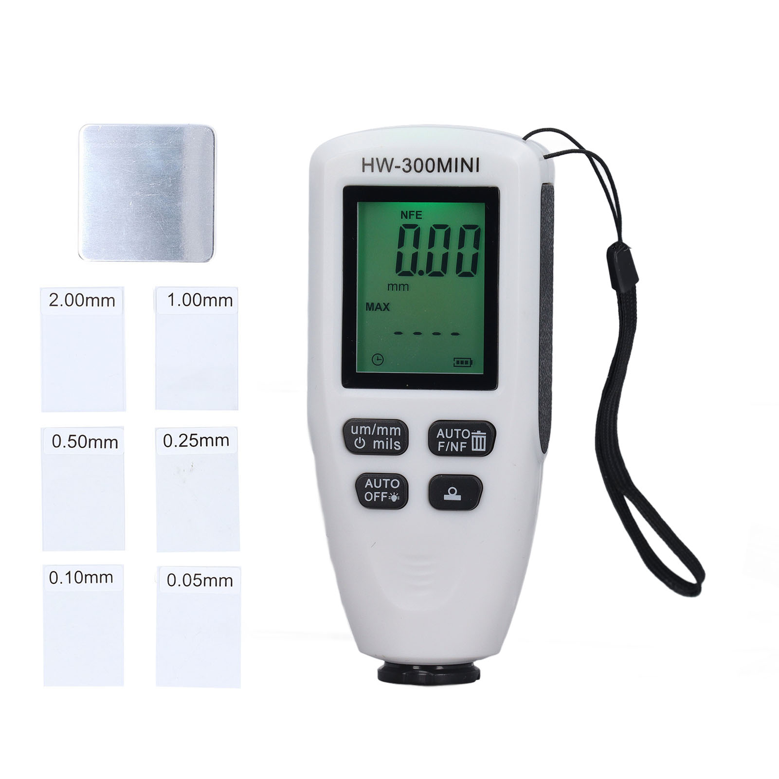 Coating Thickness Gauge 0 To 2000um Range High Accuracy LCD Backlight Display