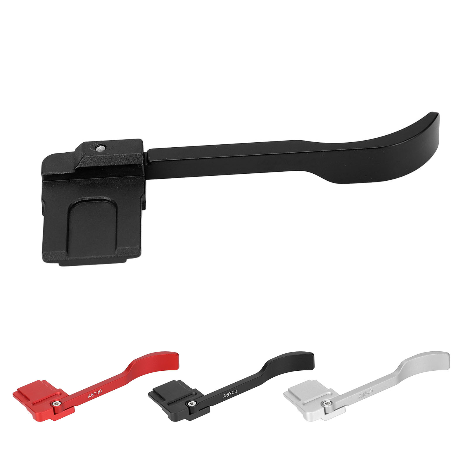 Hot Shoe Thumb Up Rest Hand Grip For A6700 Camera Ergonomic Design CB - Afbeelding 26 van 31