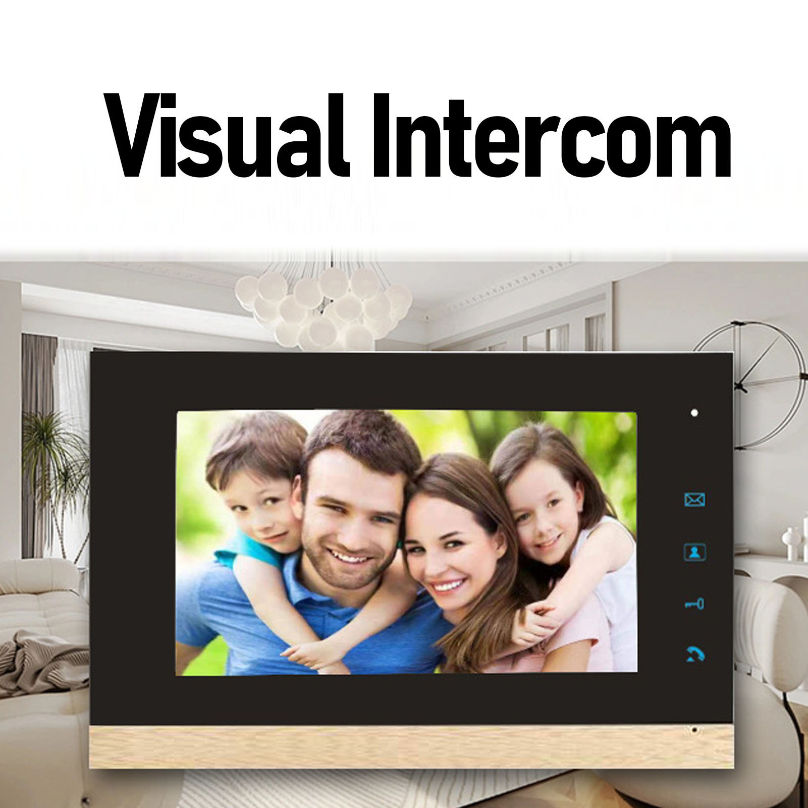 Video Intercom System Wired HD CMOS Sensor One Key Unlocking Touch Control Set - Picture 33 of 36