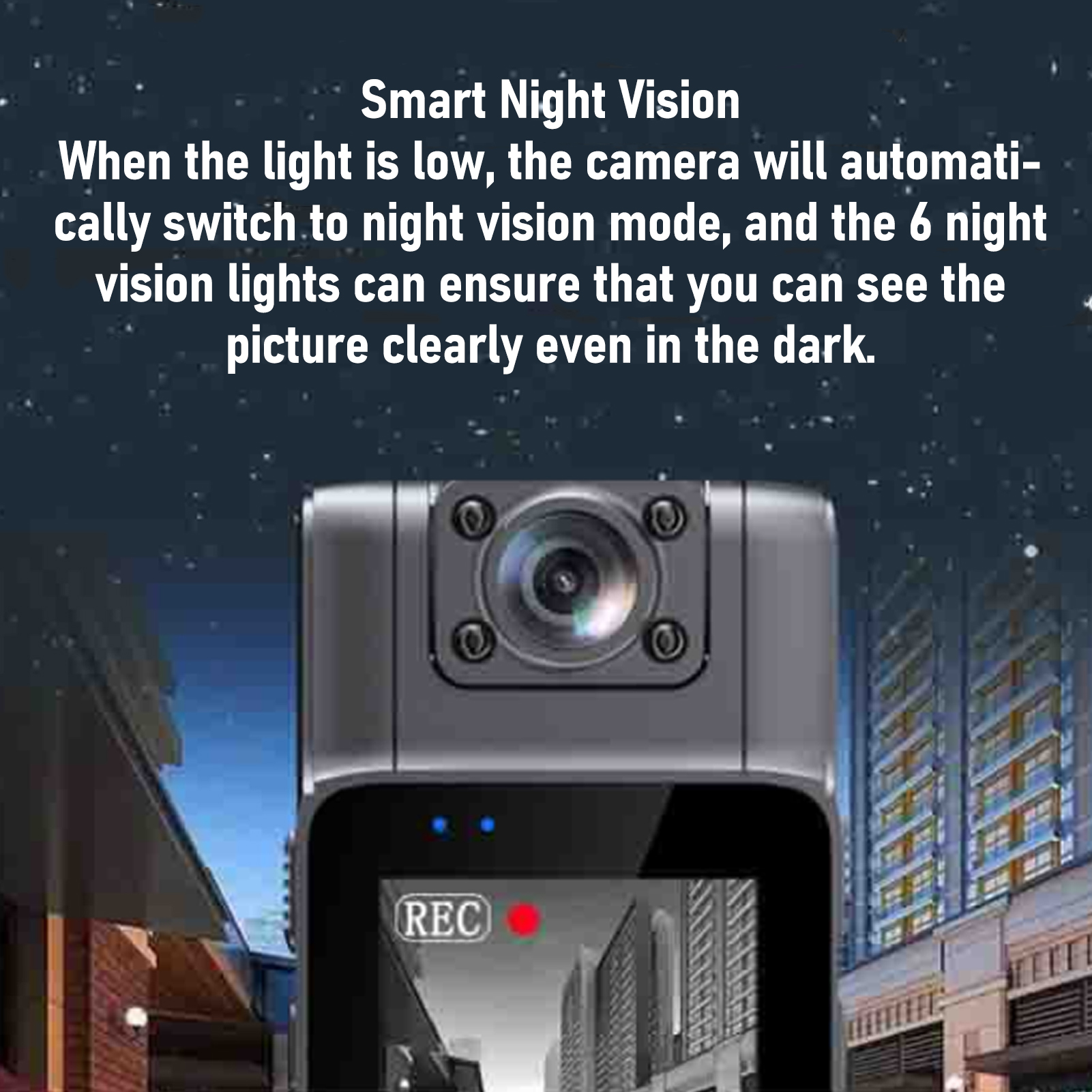 Wearable Video Recorder HD Infrared Night Vis-ion IP65 Waterproof Portable C NEW - Imagen 16 de 24