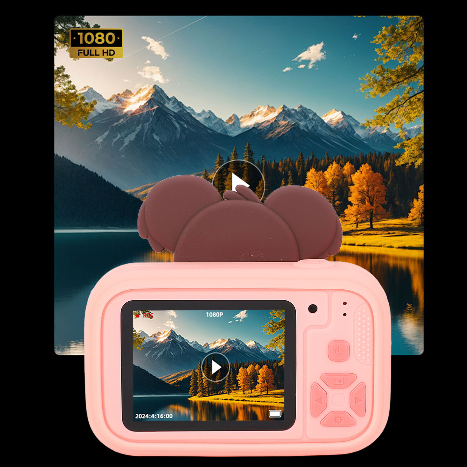 Digital Camera 2.4 Inch 1080P HD High Resolution Portable Compact Travel Se - Picture 30 of 33