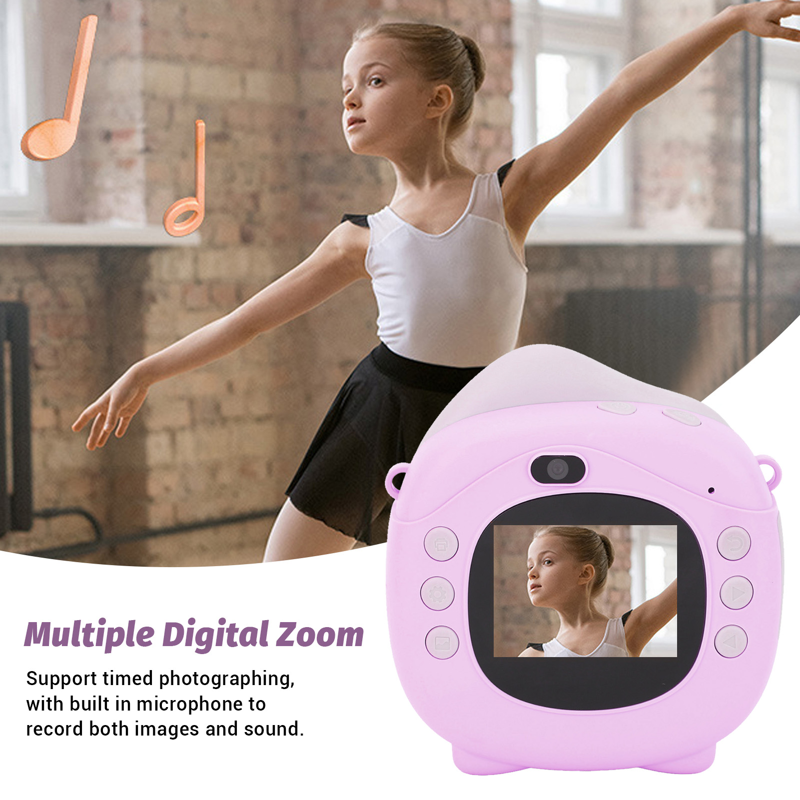 New Instant Camera 12MP High Definition Multi Zoom Thermal Printing Selfie Digi - Picture 19 of 21