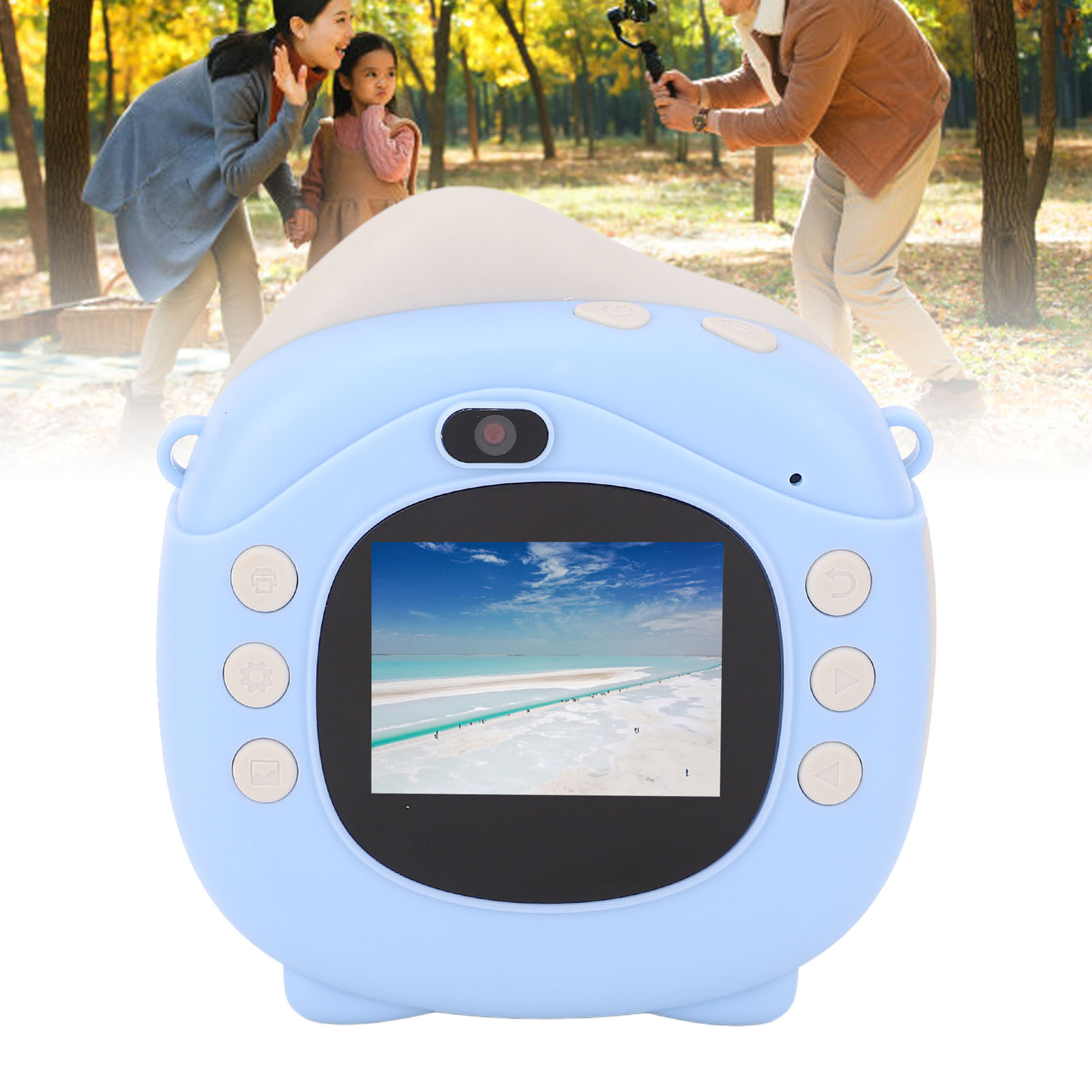 Hot Thermal Instant Print Camera With Printable Papers 12MP 2 Inch IPS Screen L - Picture 16 of 21