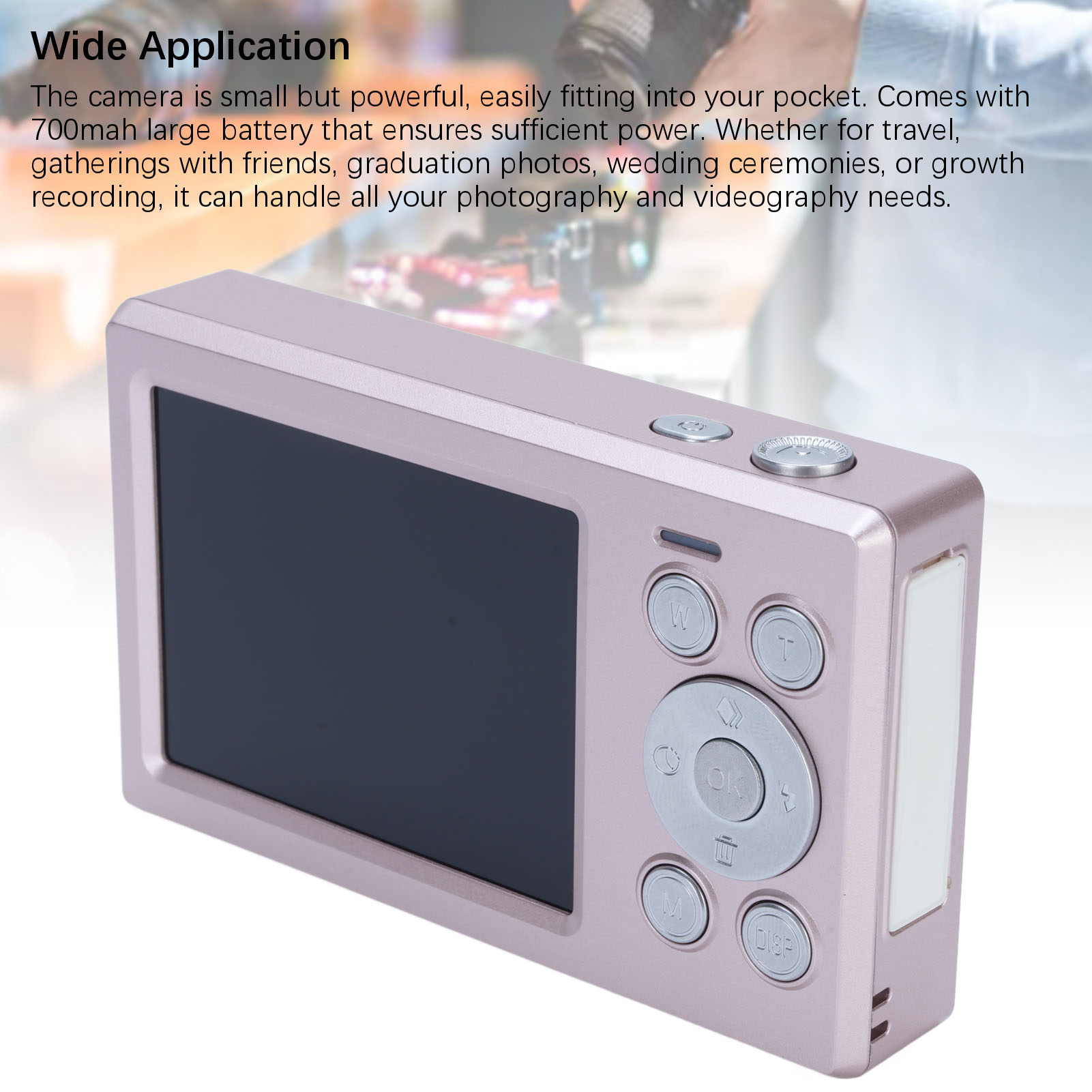 Hot 1080P Digital Camera 48MP Autofocus Compact Point And Shoot Camera 16X Zoom