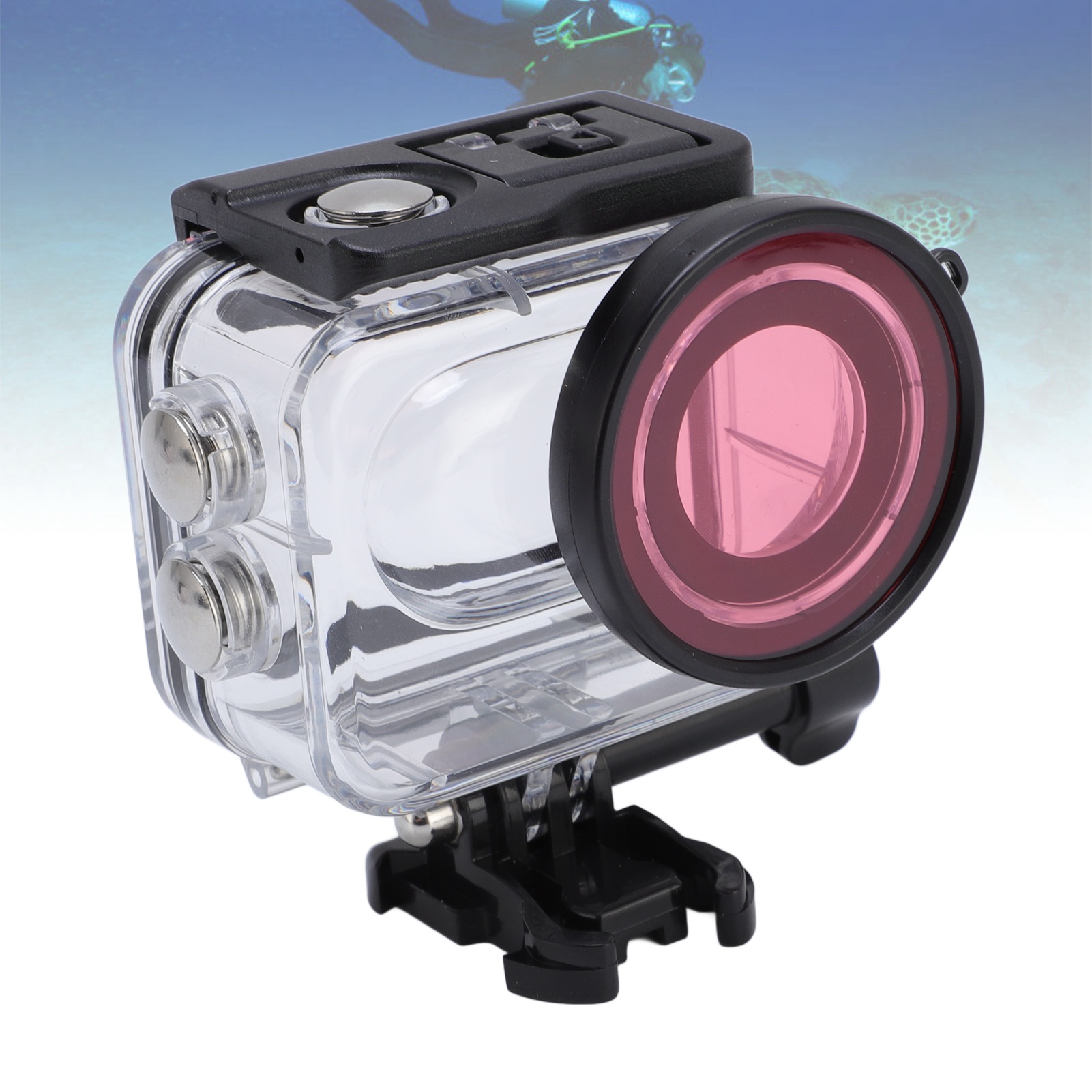 196FT Waterproof Diving Case For Go 3 Protective Underwater Dive Housing Shell