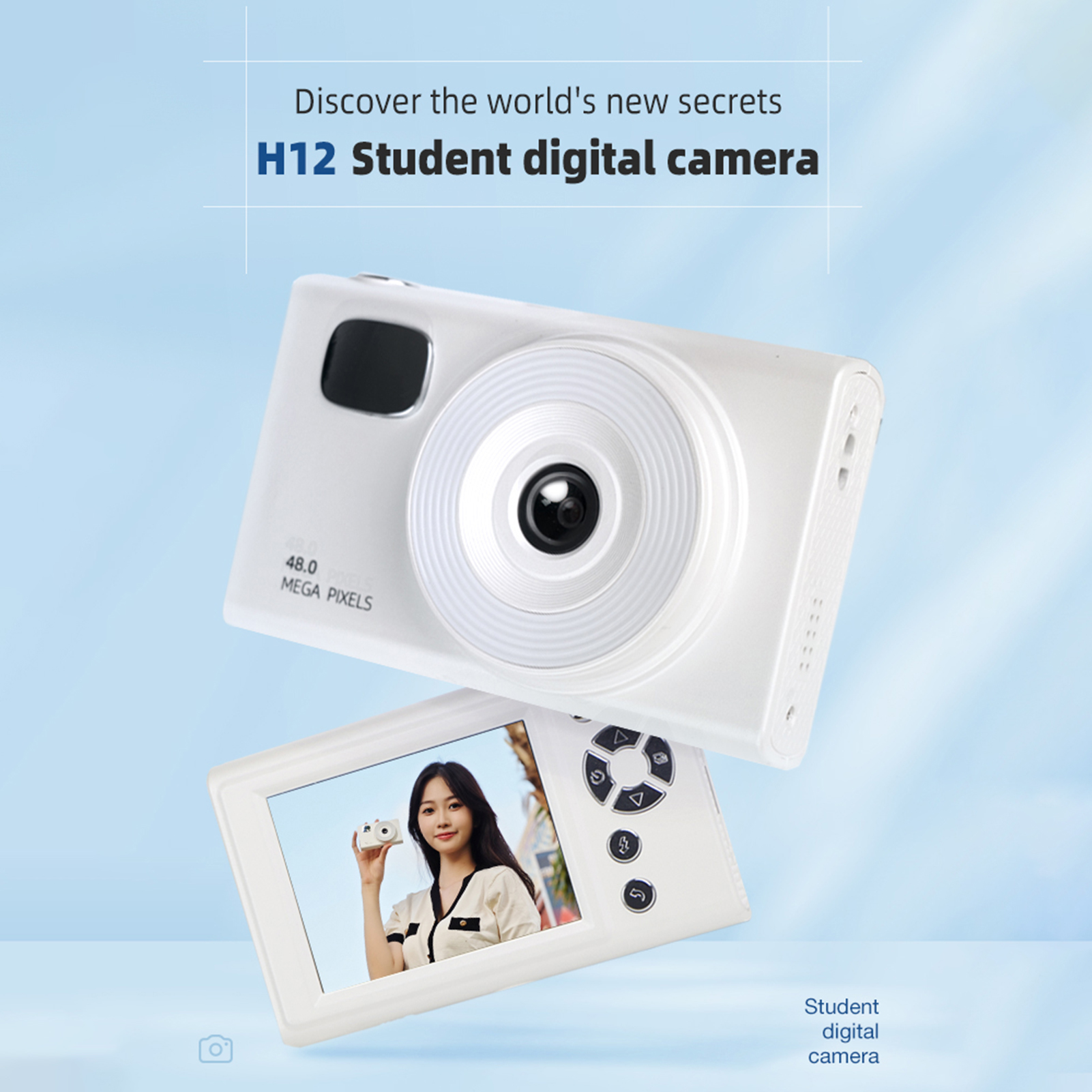 1080P Digital Camera Digital Video Camera 48MP 2.8 Inch Screen