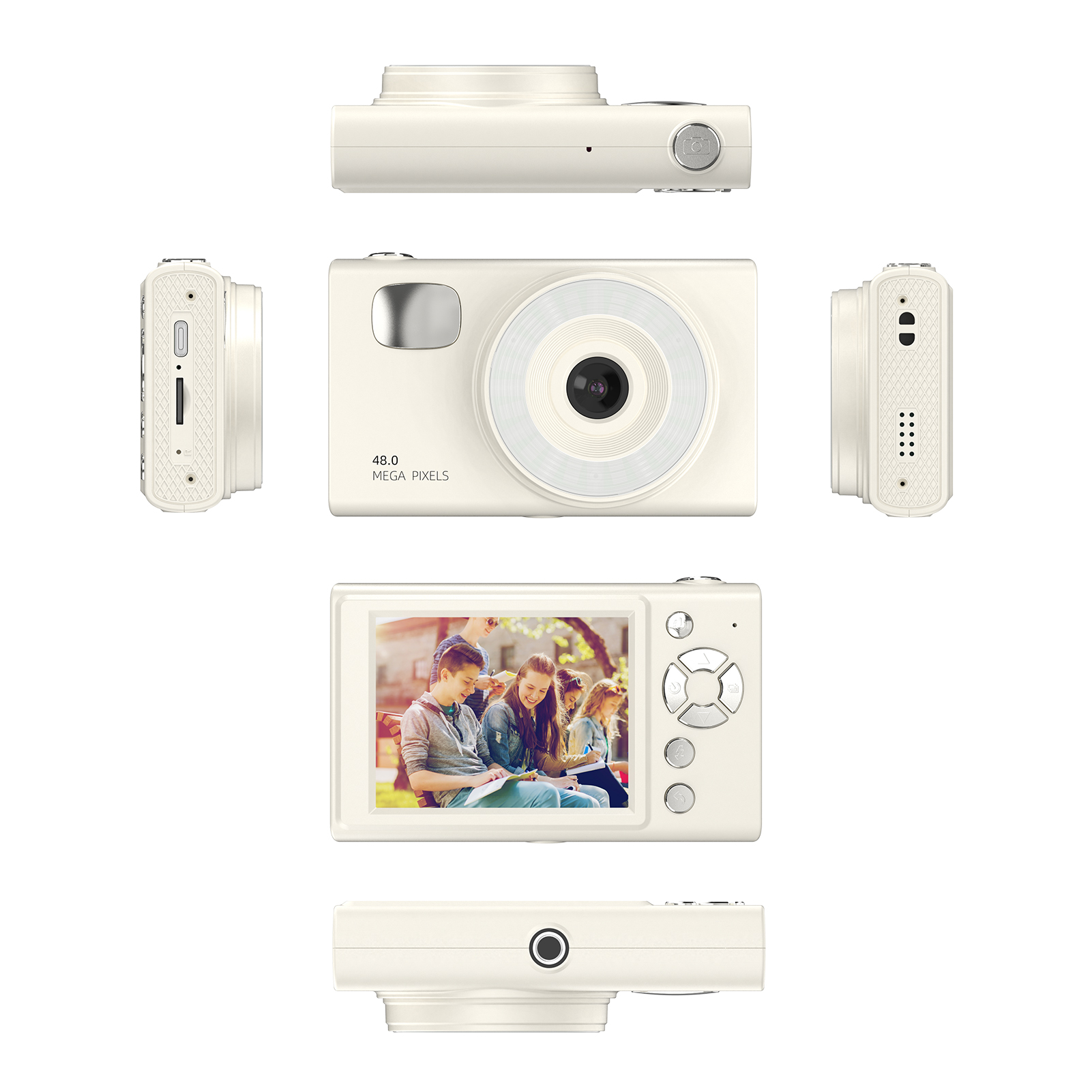 1080P Digital Camera Digital Video Camera 48MP 2.8 Inch Screen