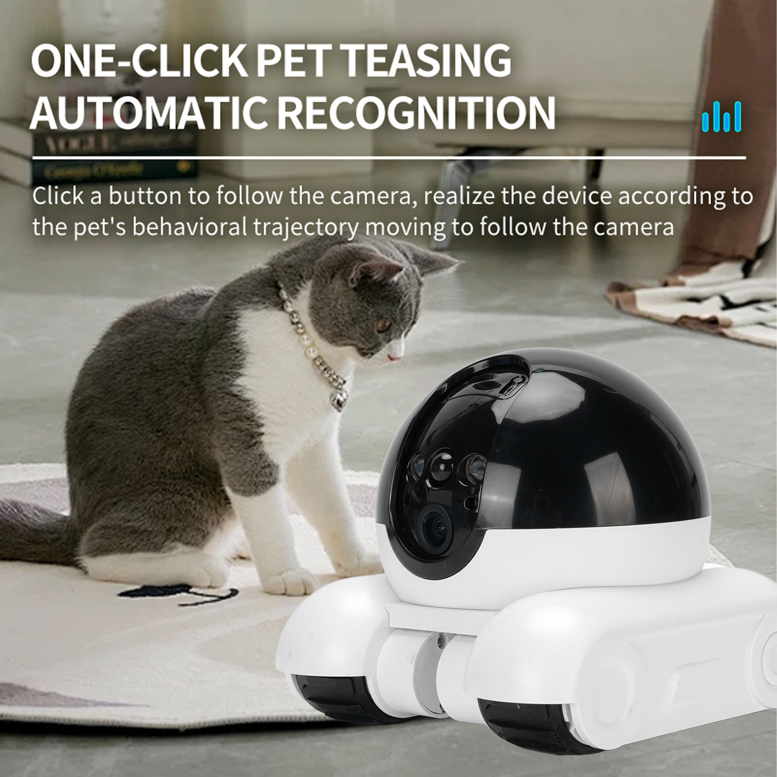 Hot 4G Pet Camera Dual Lens Home Security Camera Movable Indoor Cam 2 Way Talk - Picture 32 of 60