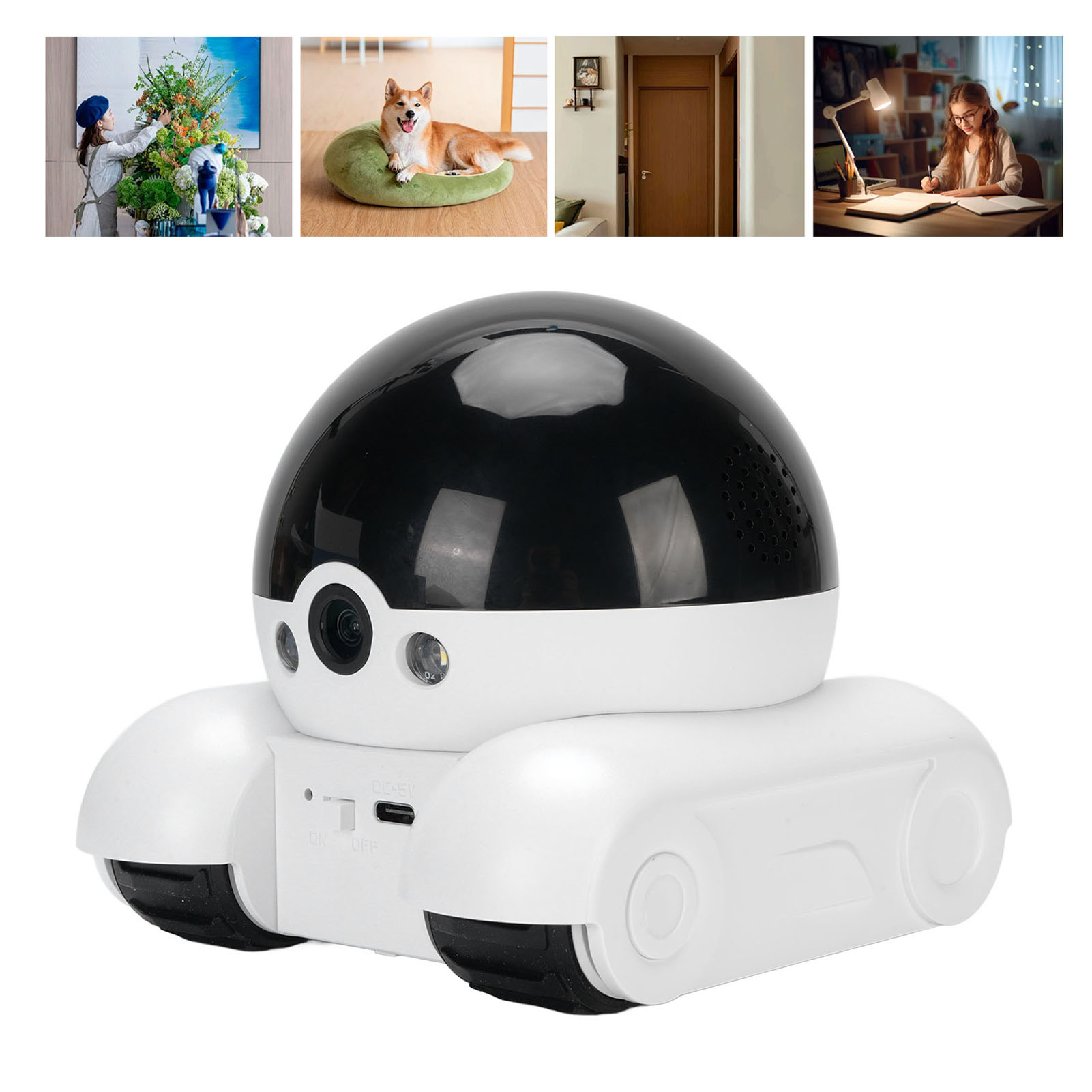 Hot 4G Pet Camera Dual Lens Home Security Camera Movable Indoor Cam 2 Way Talk - Picture 43 of 60