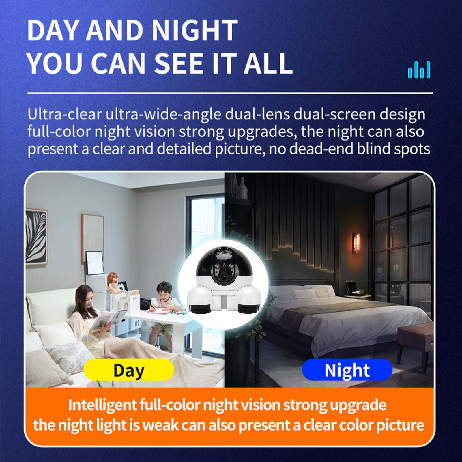 Hot 4G Pet Camera Dual Lens Home Security Camera Movable Indoor Cam 2 Way Talk - Picture 37 of 60