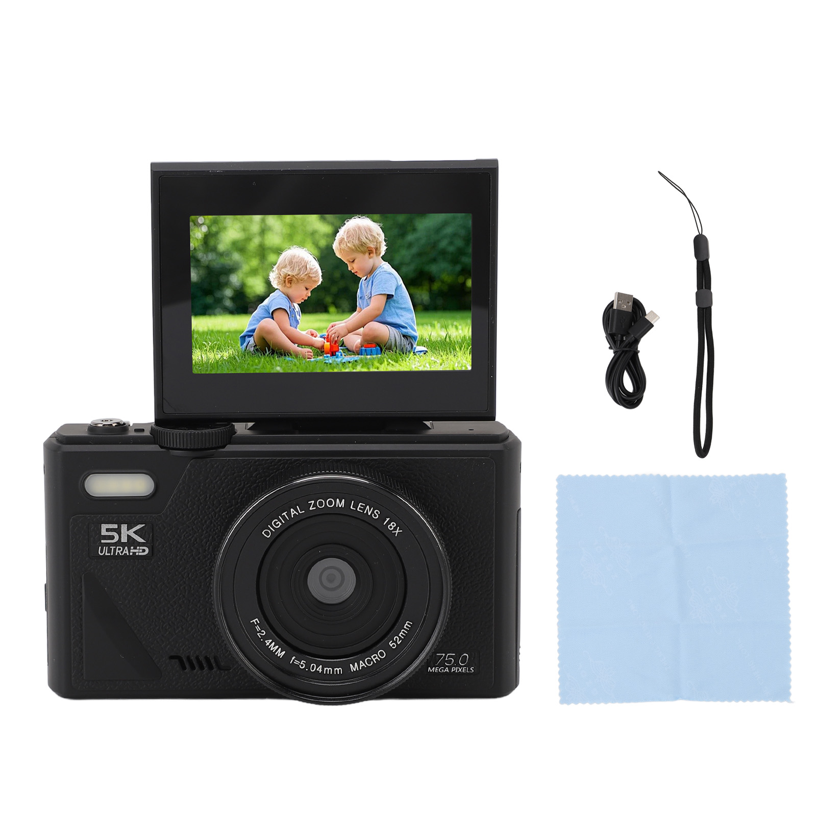 5Kデジタルカメラ 5K Digital Camera Retro Mirrorless Camera Autofocus Clarity For