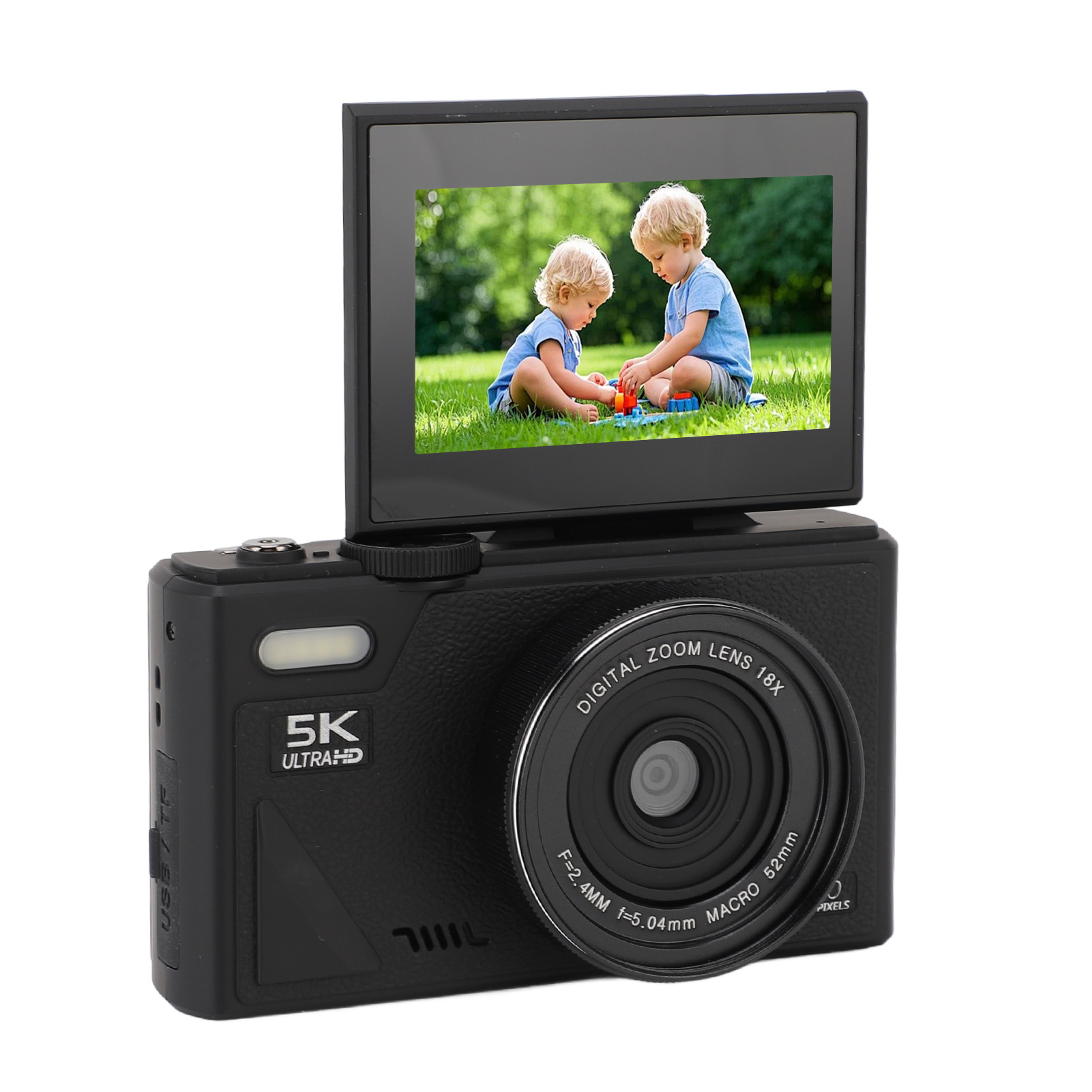5K Digital Camera Retro Mirrorless Camera Autofocus Clarity For