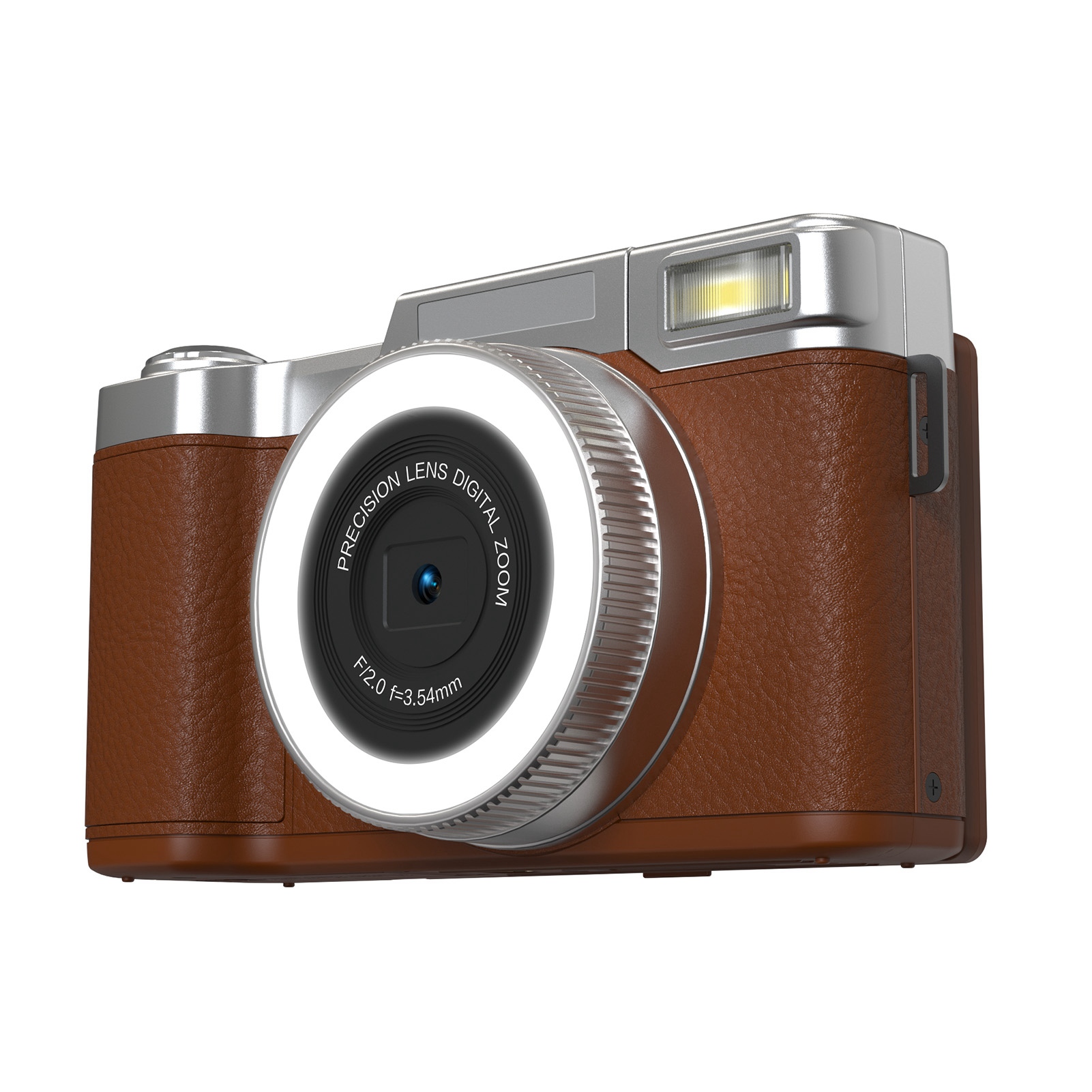 4K Digital Camera 48MP Resolution 18X Zoom Compact Travel Size For