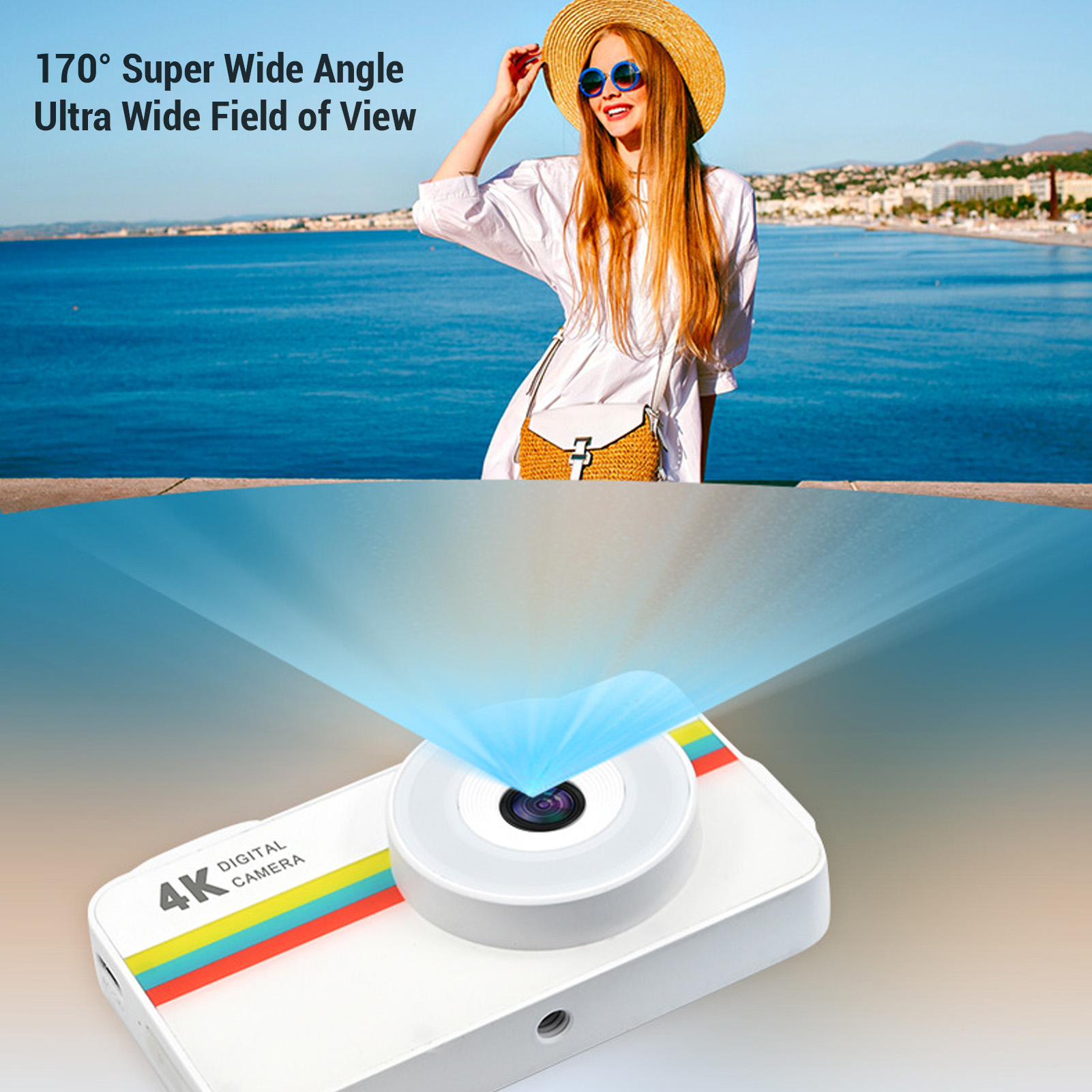 4K Digital Camera For Photography 50MP HD Dual Lens Autofocus Digital Video Fit