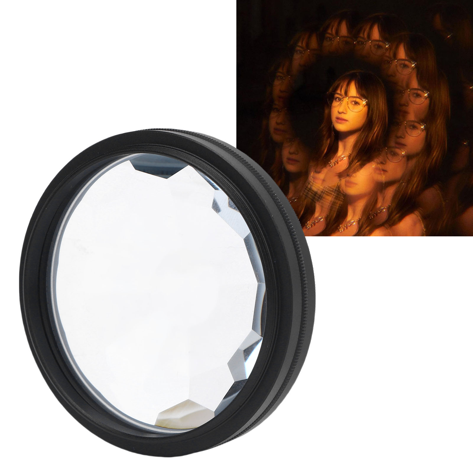 Kaleidoscope Filter 58mm Glass Prism Special Effects For Film