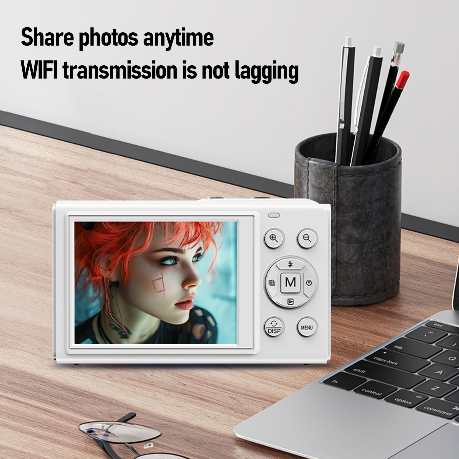 Digital Camera 5K 80MP Double Screen Autofocus 18x Zoom WiFi Camera With Flash - Picture 28 of 33