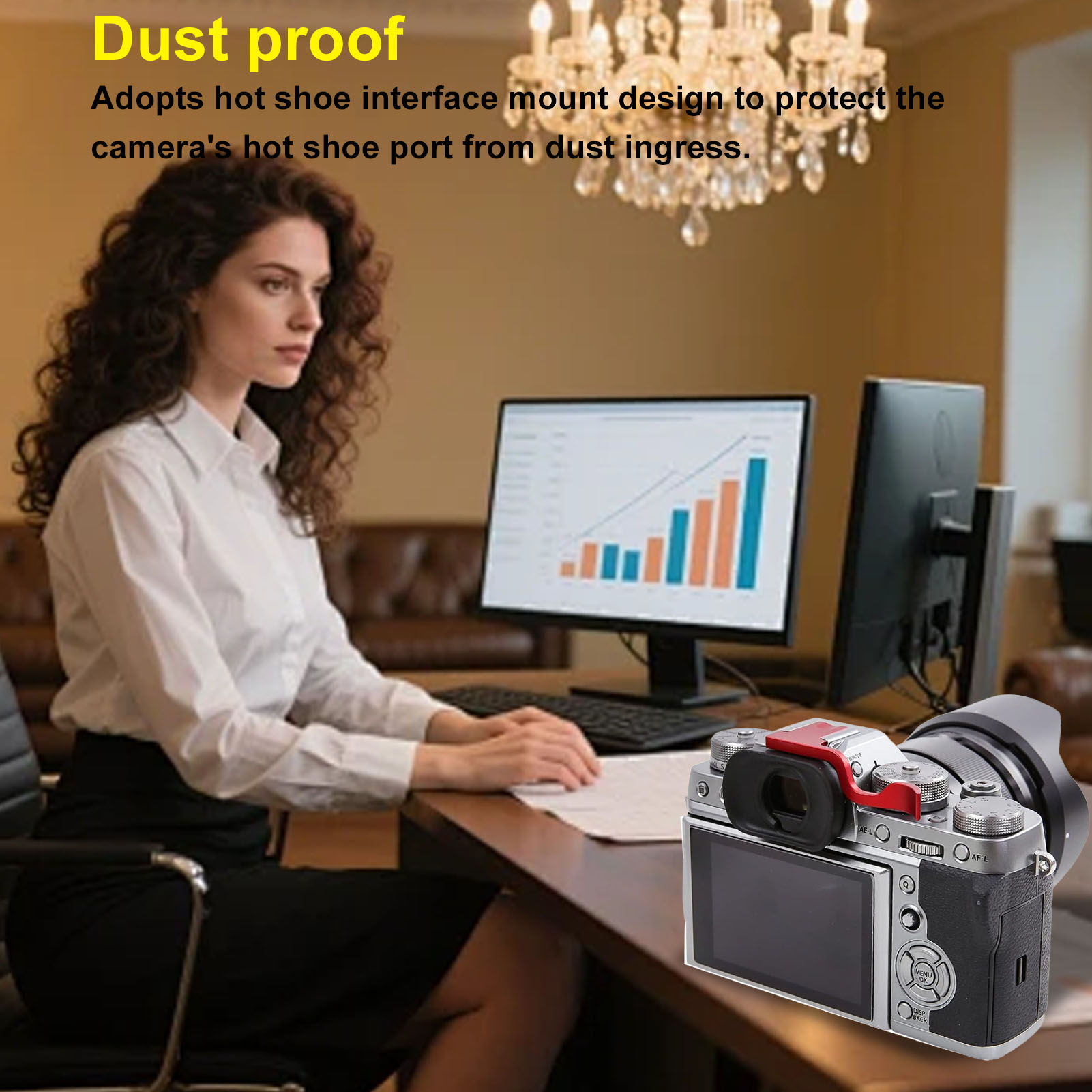 Camera Thumb Grip Fit For X M5 Ergonomic CNC Processing Aluminum Alloy Camera