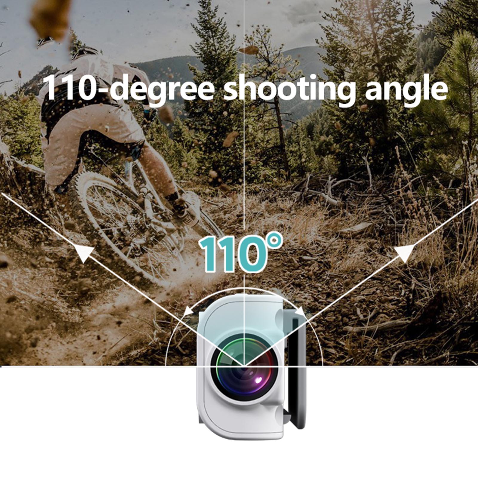 Camera Glasses 2.7K Resolution 110° Lens WiFi APP for Meetings Speeches Intervie