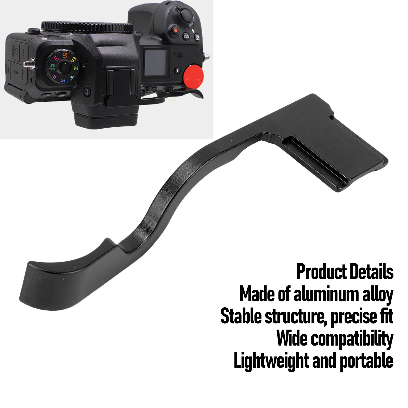 Metal Thumb Grip For Z5 Z6 Z7 Camera Hot Shoe - Picture 33 of 34
