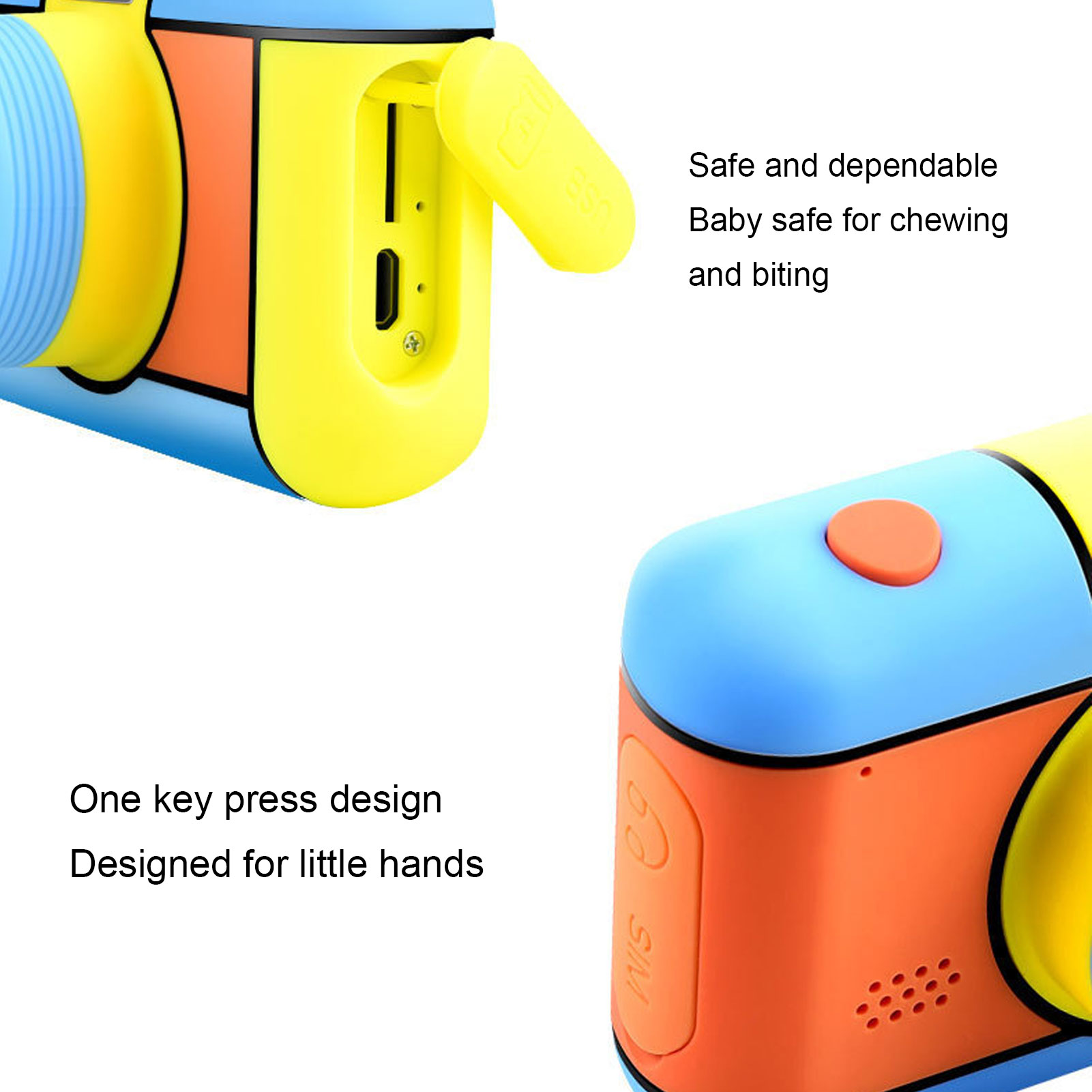 Kids Digital Camera 48MP HD Sport DSLR Toy With Dual Lens - Picture 27 of 30