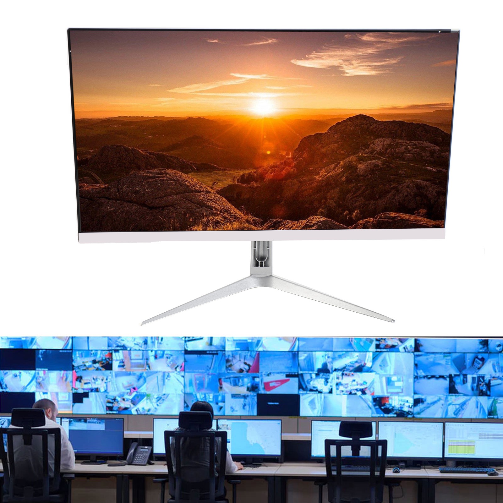 21.5in Monitor 16:10 75Hz 1920x1080 Ultra Slim HD VGA DC Port Desktop Monito BEA - Picture 15 of 21