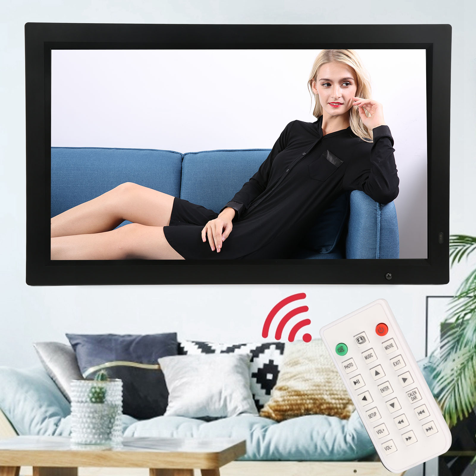 22in Digital Picture Frame Human Body Induction HD Multifunction Smart Photo - Picture 16 of 21