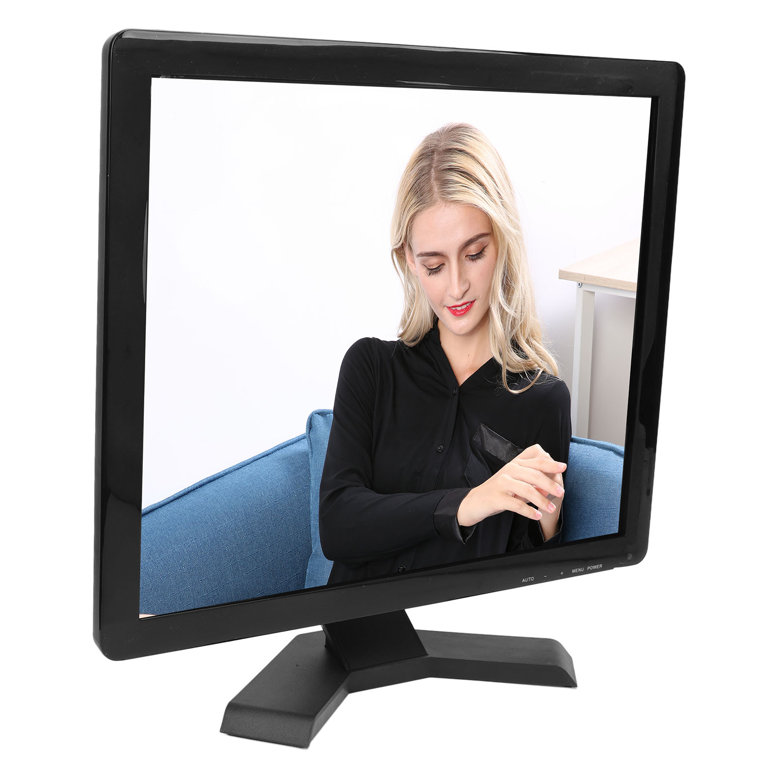19in TFT LCD Monitor With VGA HD Multimedia AV BNC USB DC Input Portable HD NEW - Afbeelding 13 van 18