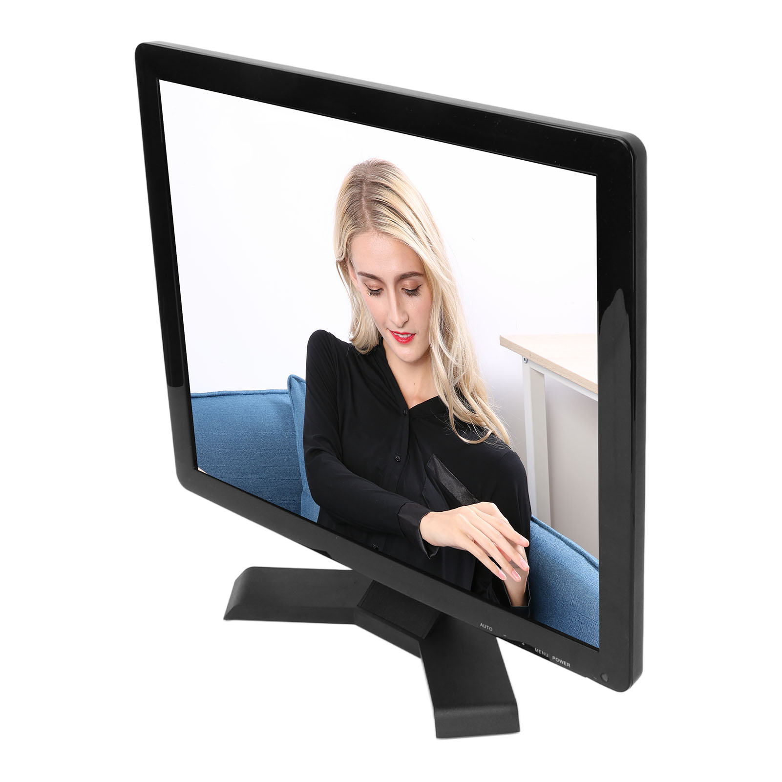 19in TFT LCD Monitor With VGA HD Multimedia AV BNC USB DC Input Portable HD NEW - Afbeelding 15 van 18