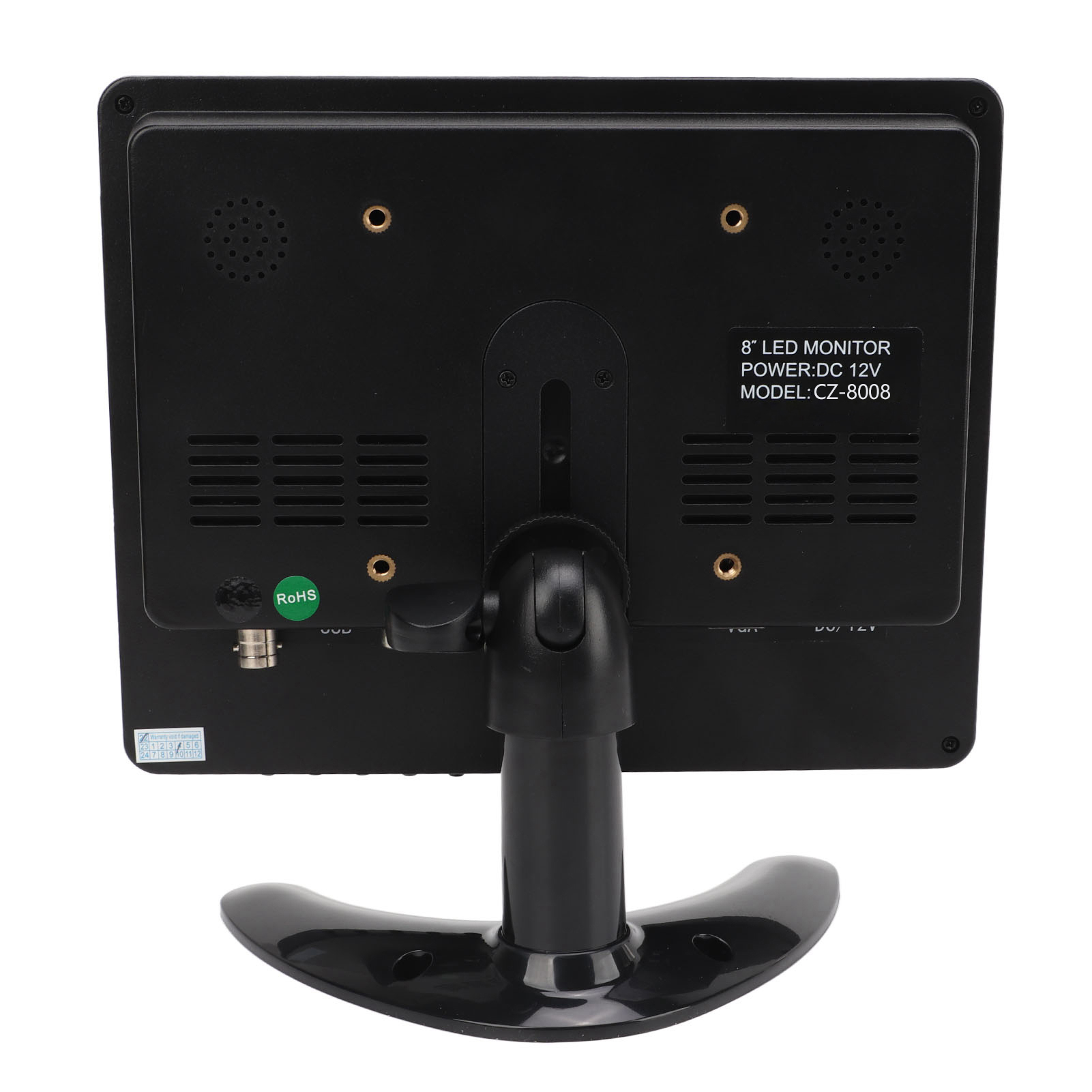 8in TFT LED Monitor Portable HD Color Screen Display With VGA AV BNC USB DC NEW - Afbeelding 13 van 18