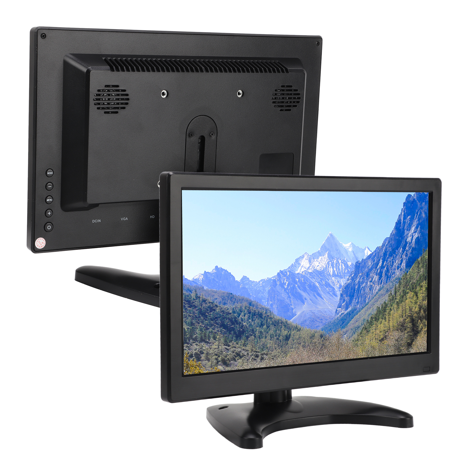 11.6in LCD Monitor With VGA HD Multimedia Interface Portable 1080P HD Color D FY - Afbeelding 31 van 33