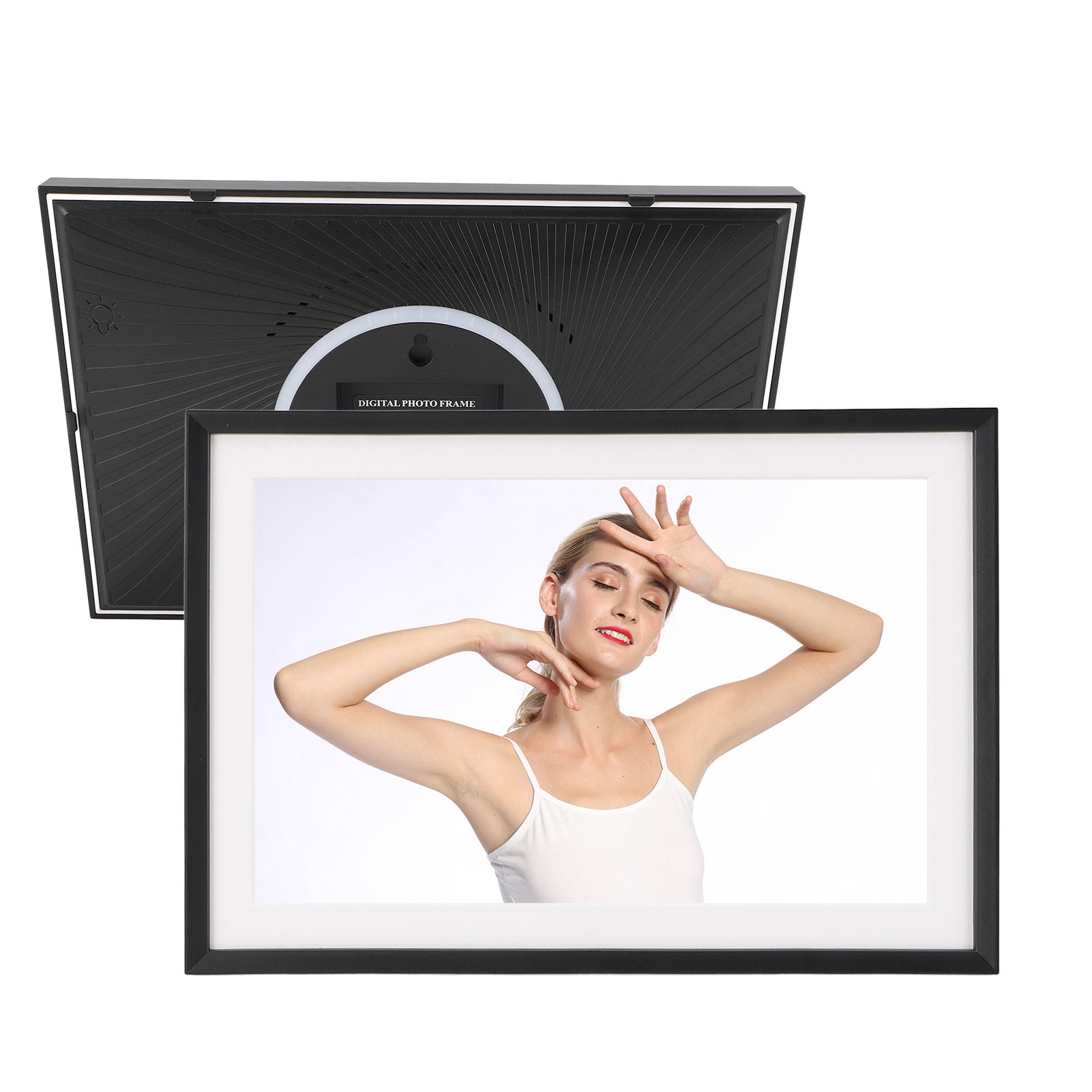 Digital Picture Frame LED Colorful Lights 10.1 Inch HD 1280x800 Touch Scre For - Picture 20 of 21