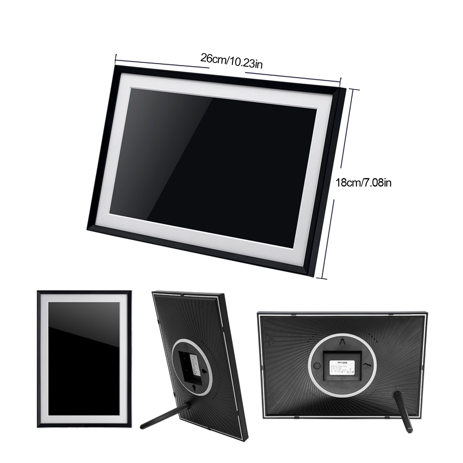 Digital Picture Frame LED Colorful Lights 10.1 Inch HD 1280x800 Touch Scre For - Picture 18 of 21