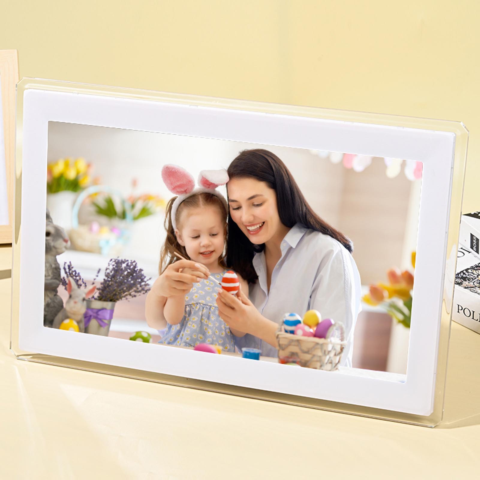 15.6in Digital Picture Frame Wireless 1G DDR3 RAM 32GB ROM LCD HD Touchscreen Gr - Picture 15 of 18