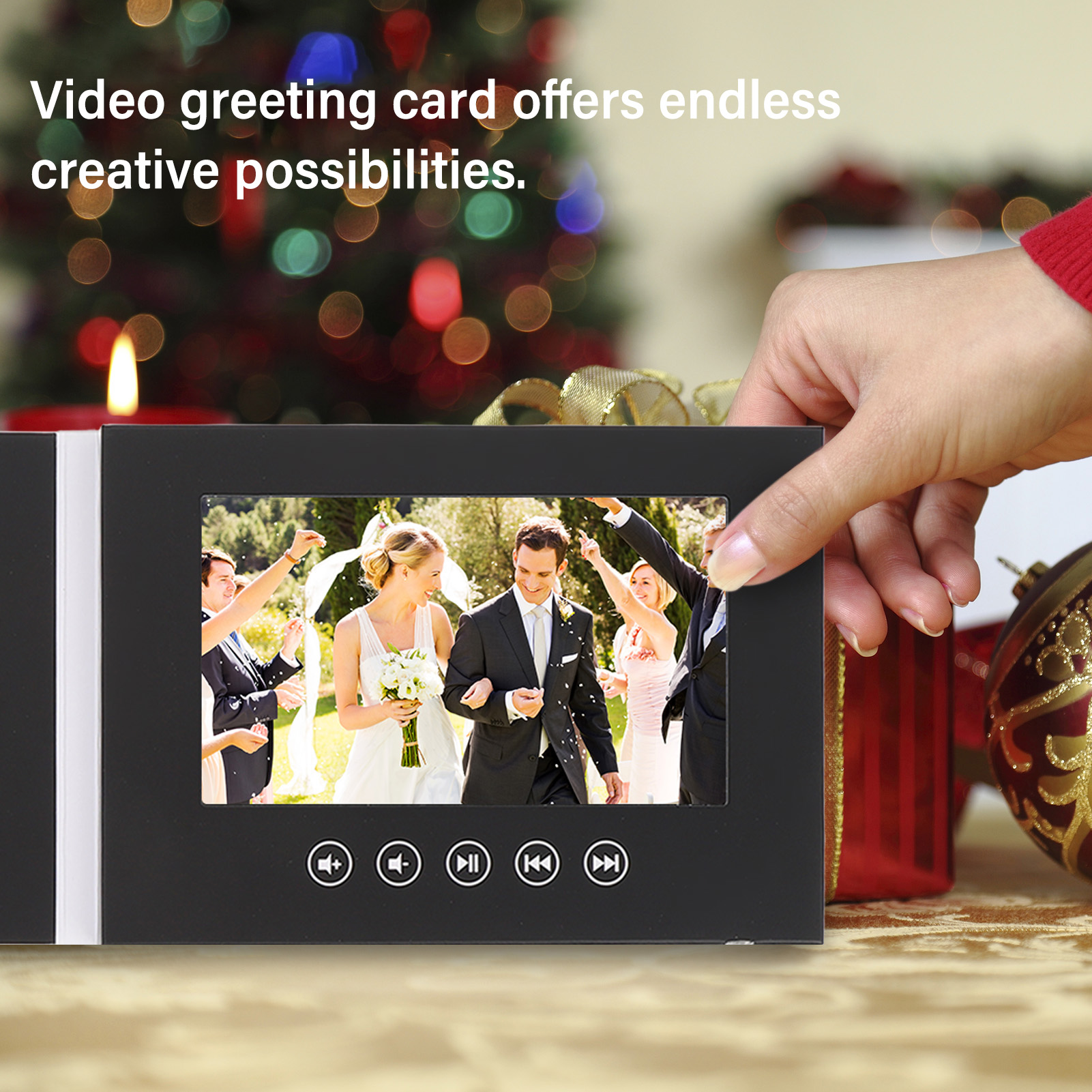 Video Greeting Card Electronic Video Brochure LCD Screen Digital Brochure W - Picture 28 of 33
