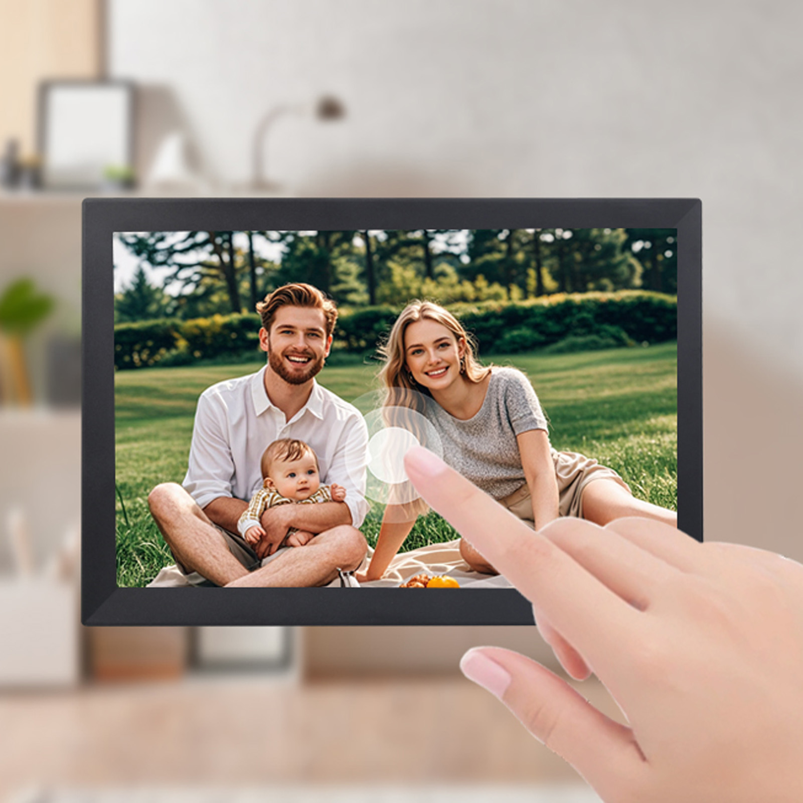 Hot 13.3 Inch Digital Picture Frame WiFi Wireless 1G DDR3 32GB LCD Touchscreen - Picture 27 of 36
