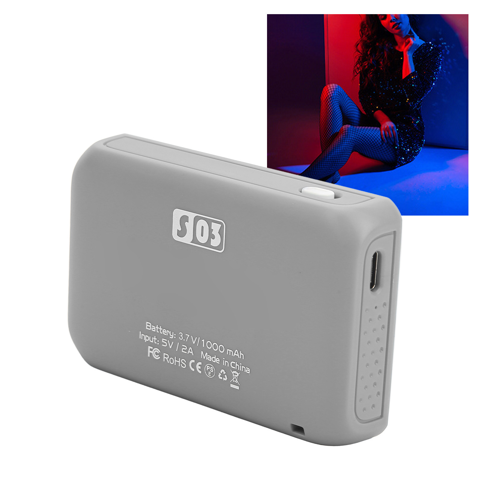 Weeylite LED Video Light RGB Full Color Wireless BT APP Mini Photogray Light New - Picture 18 of 24