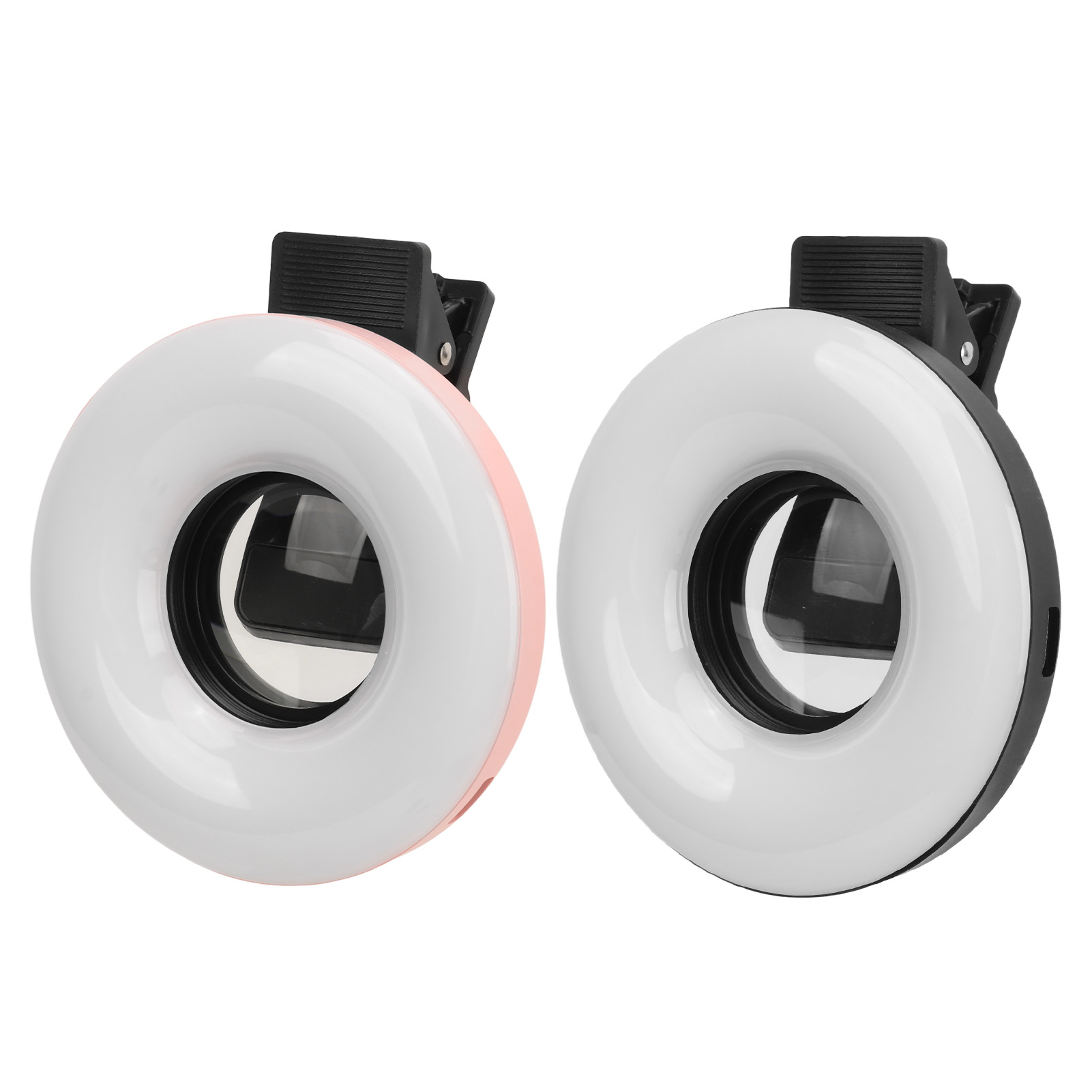 Macro Lens With Mini Clip Ring Light 15X Zoom 3000K‑6500K 5 Adjustable Brig GDB - Photo 18/18